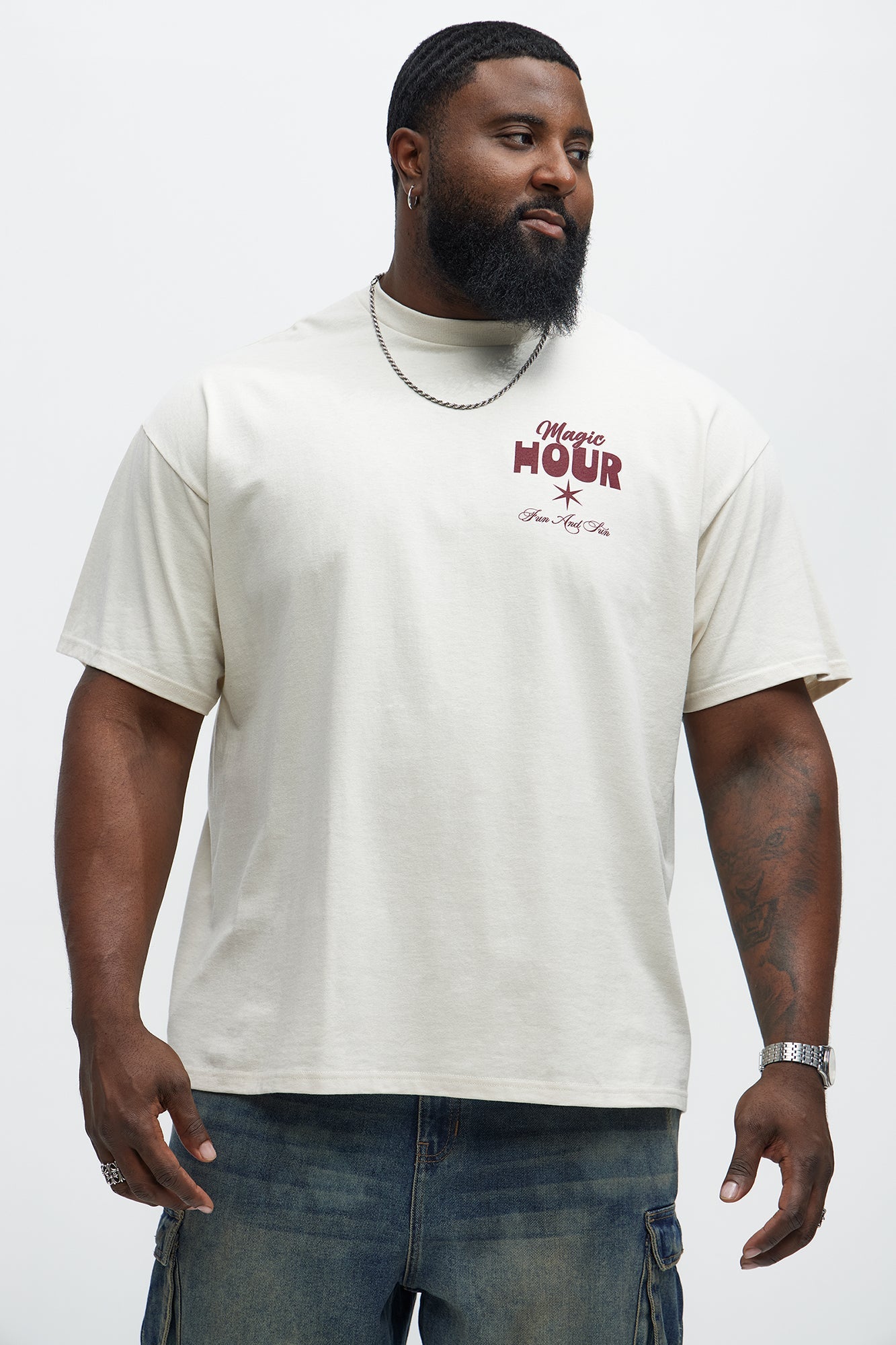The Magic Hour Short Sleeve Tee - Natural