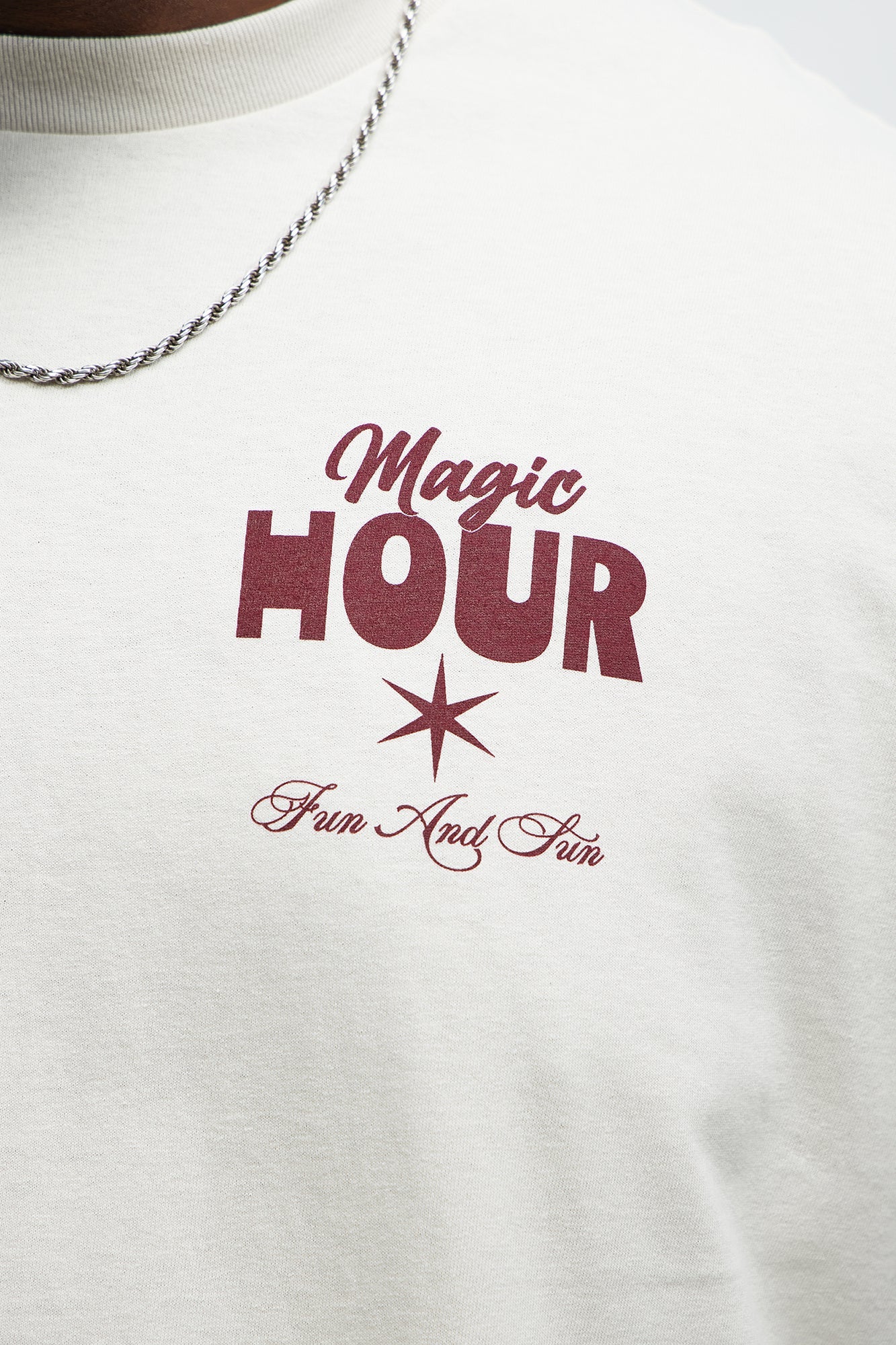 The Magic Hour Short Sleeve Tee - Natural