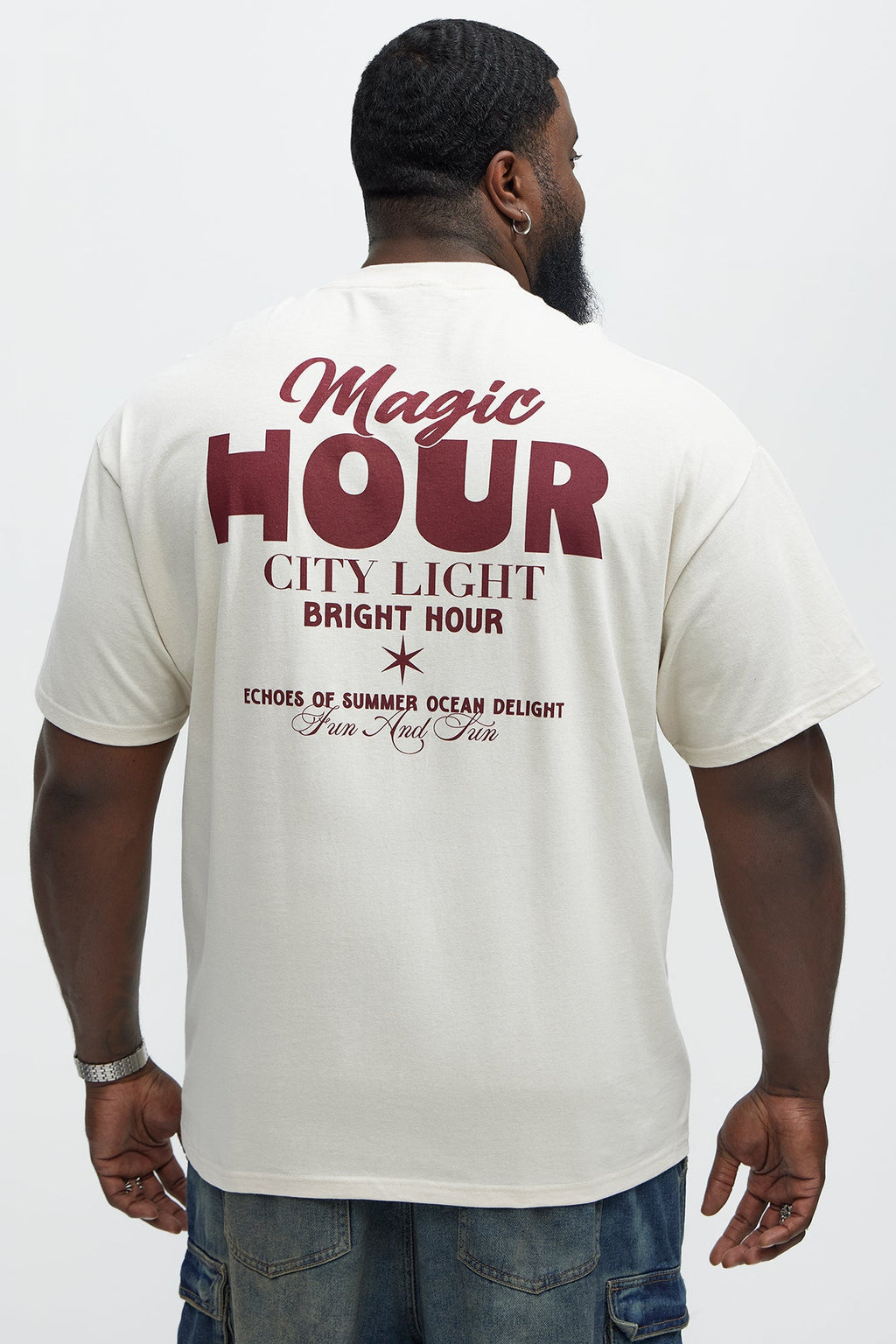 The Magic Hour Short Sleeve Tee - Natural