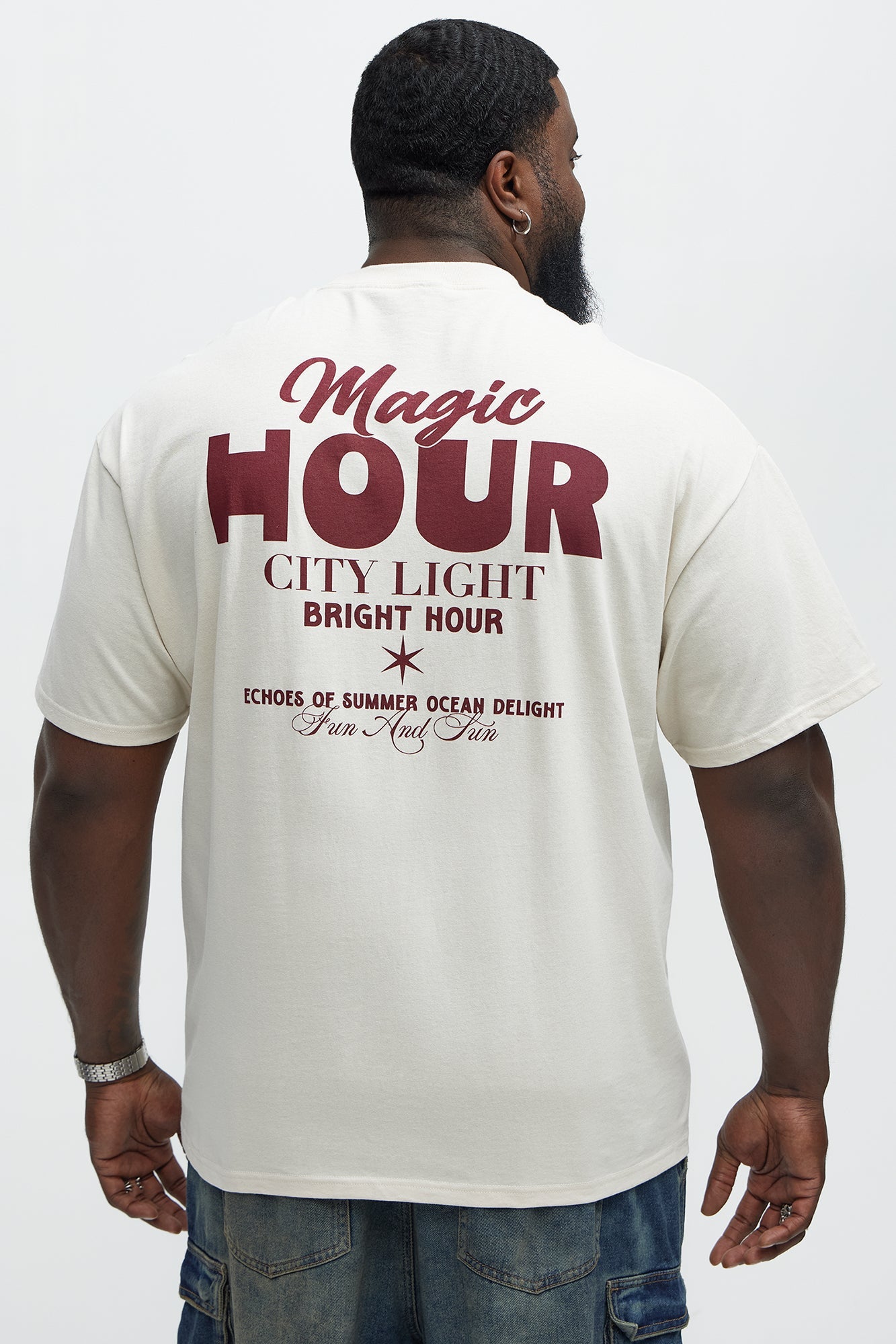 The Magic Hour Short Sleeve Tee - Natural