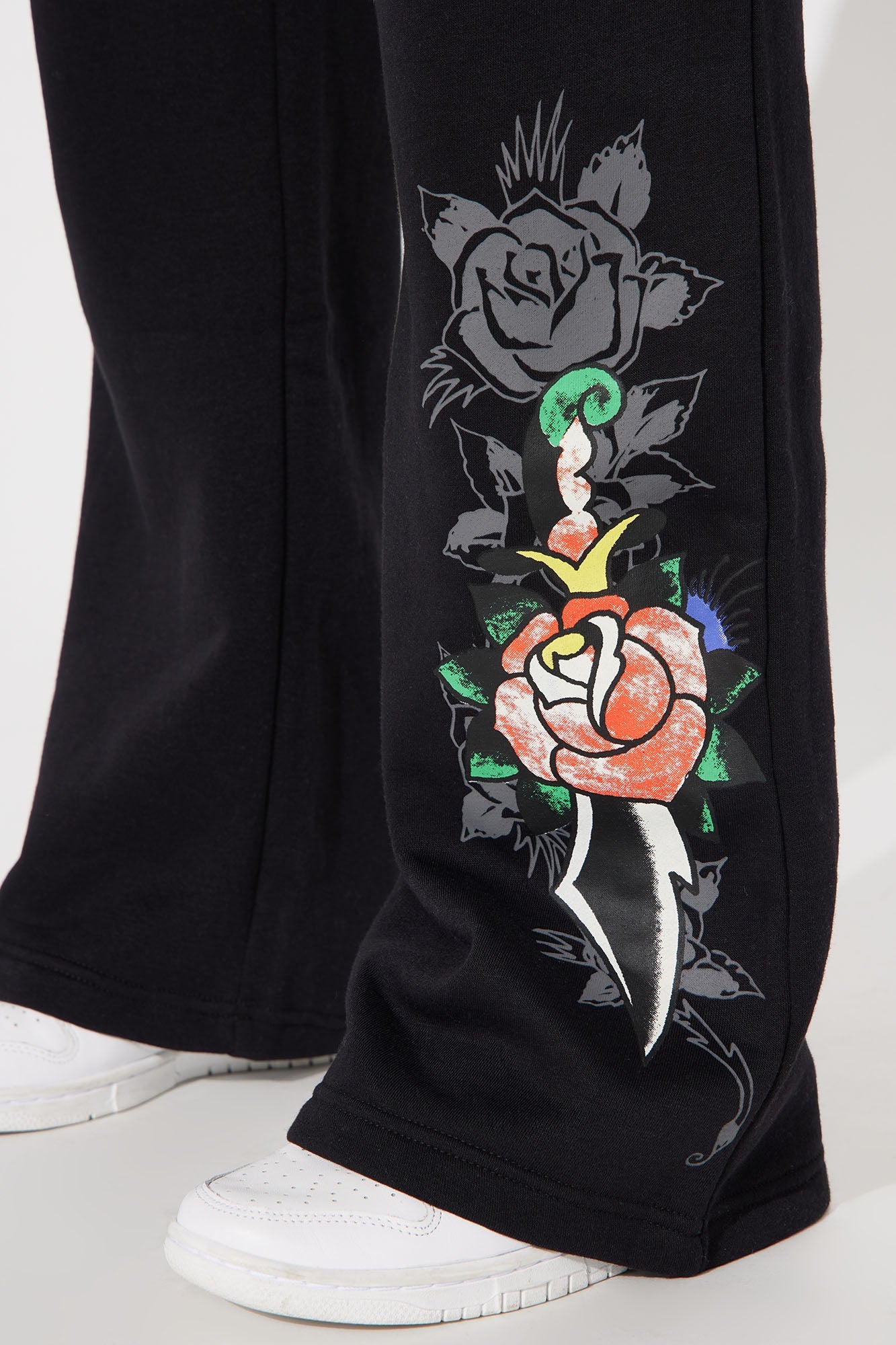 Ed Hardy Swallow Bird Sweatpant - Black