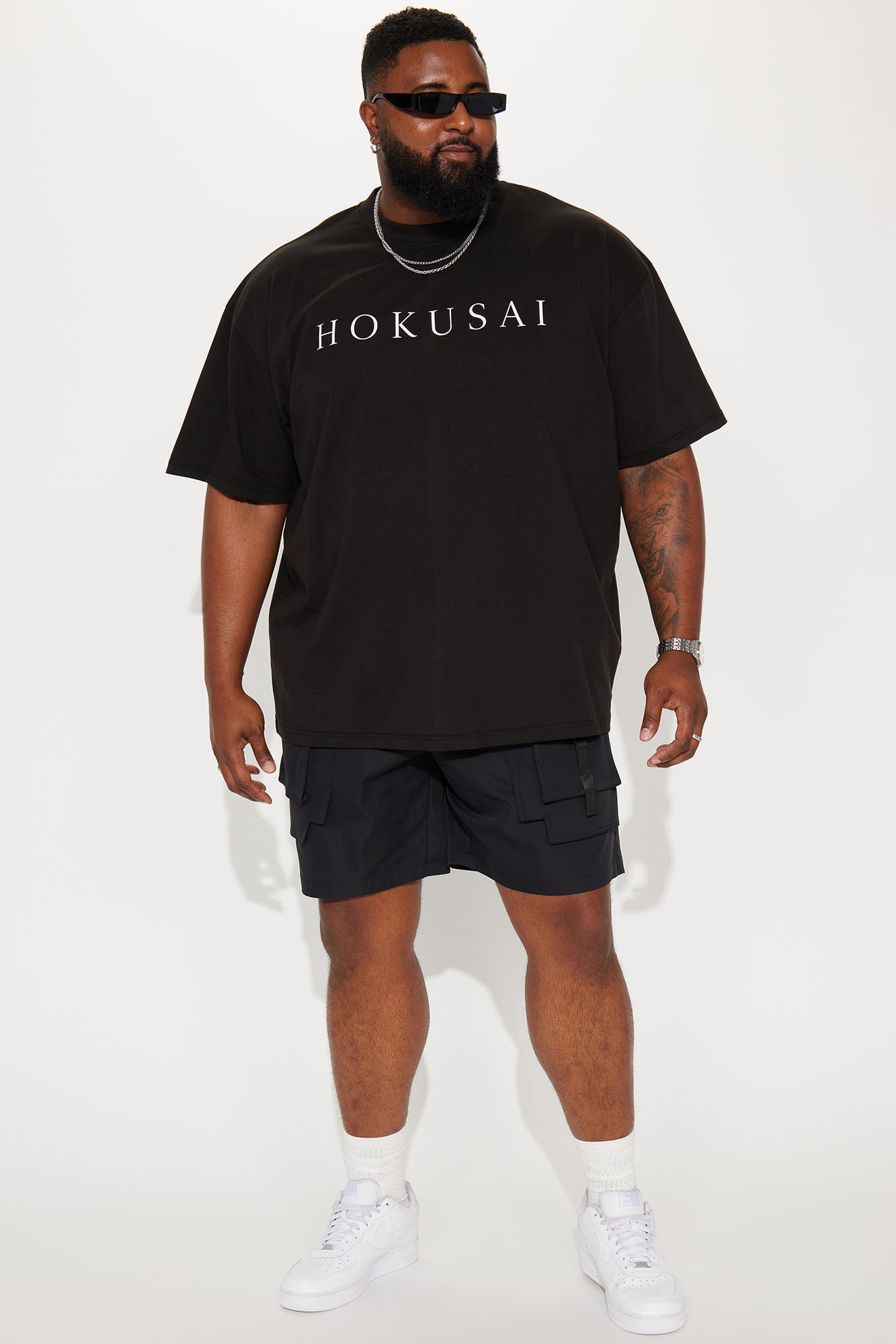 All Cap Utility Nylon Cargo Shorts - Black