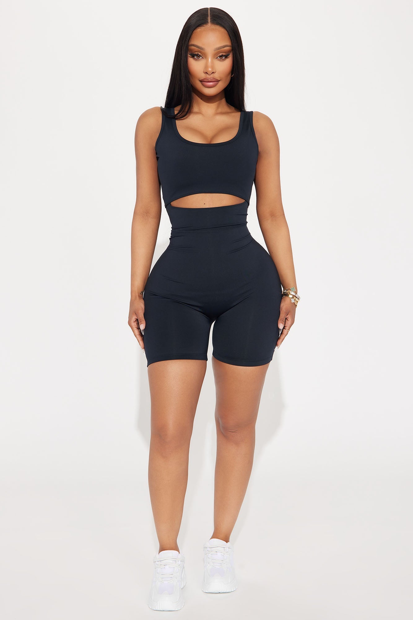 Fast Cycle Active Romper - Black