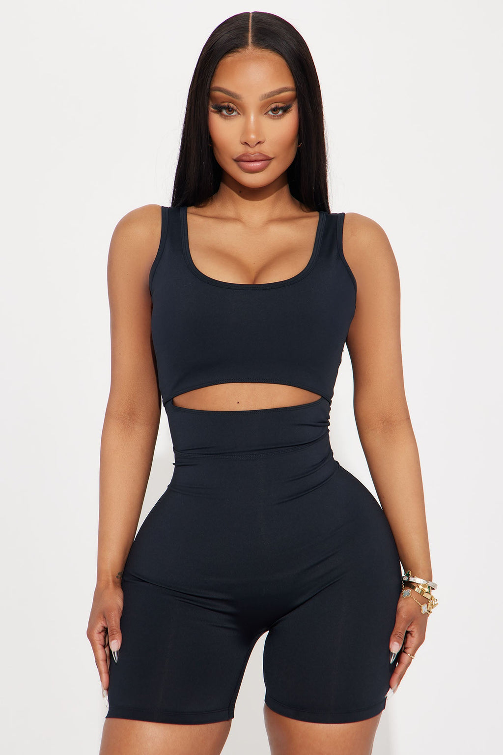 Fast Cycle Active Romper - Black