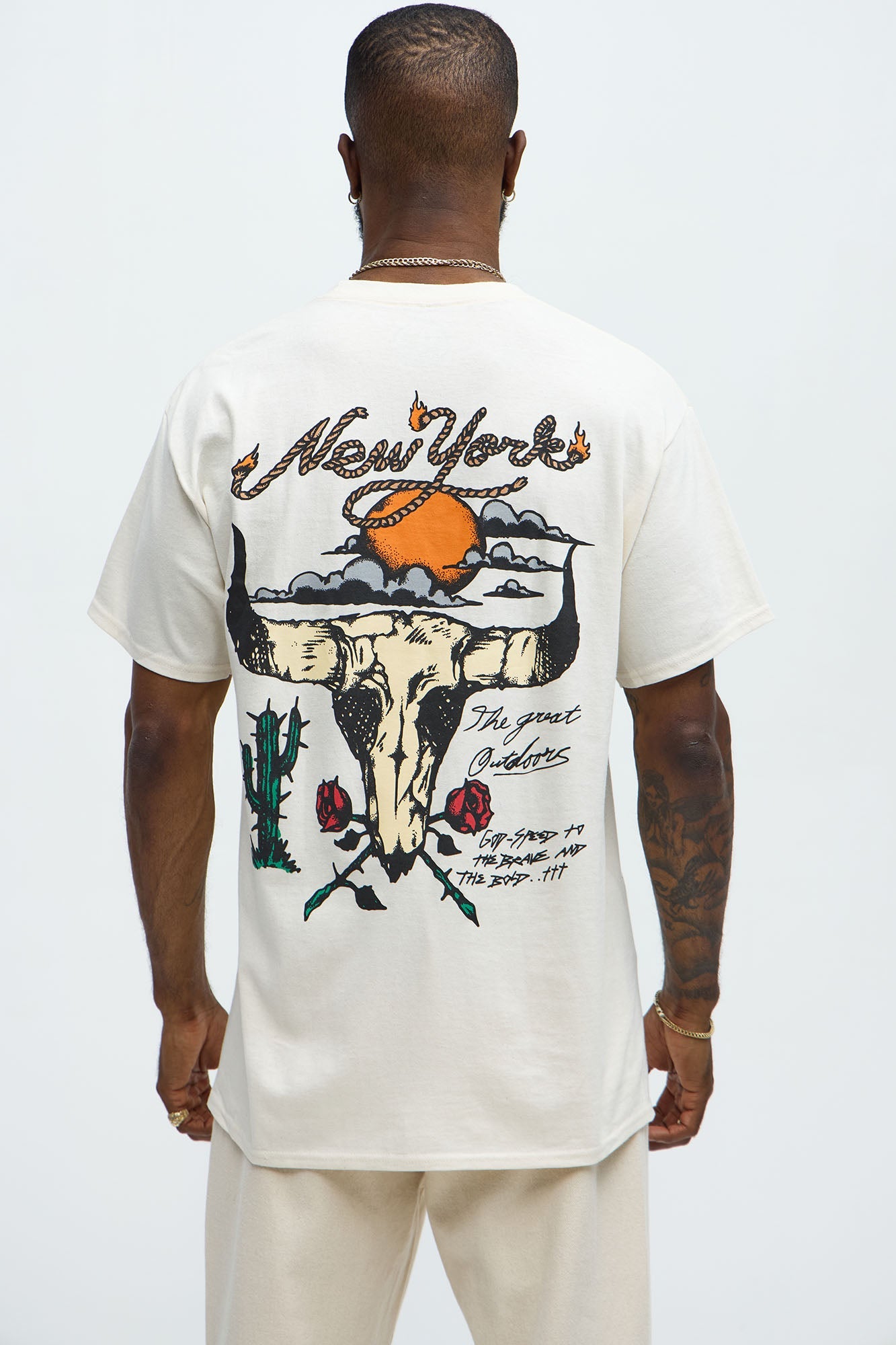 The Great Outdoors NYC Short Sleeve Tee - Natural