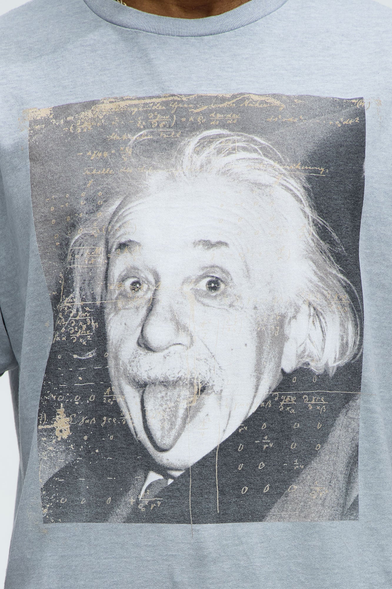 Albert Einstein Photo Op Short Sleeve Tee - Grey