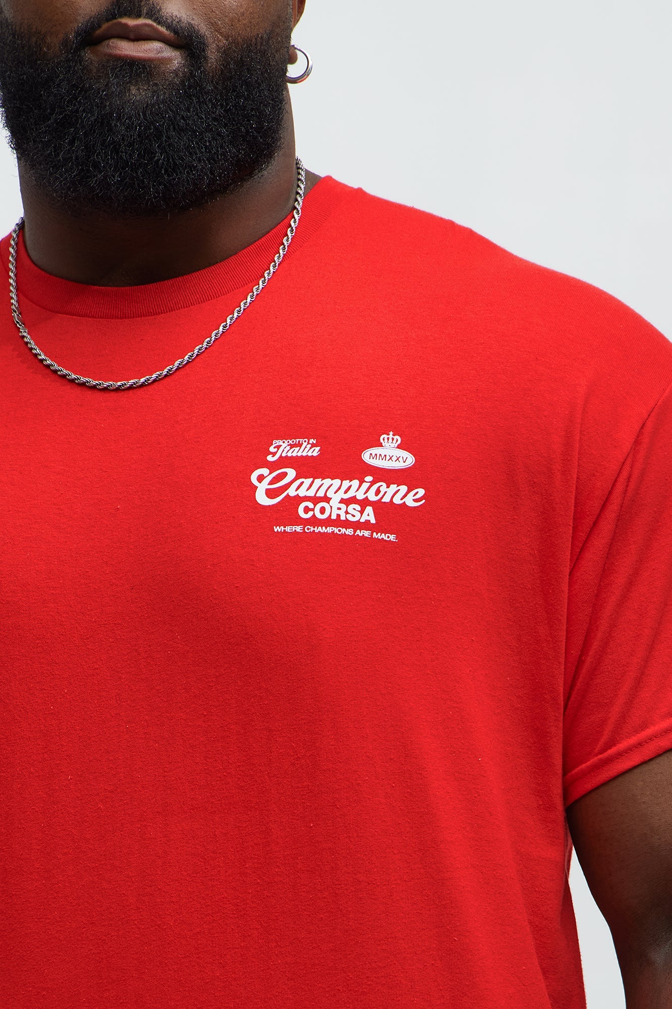 Campione Corsa Short Sleeve Tee - Red