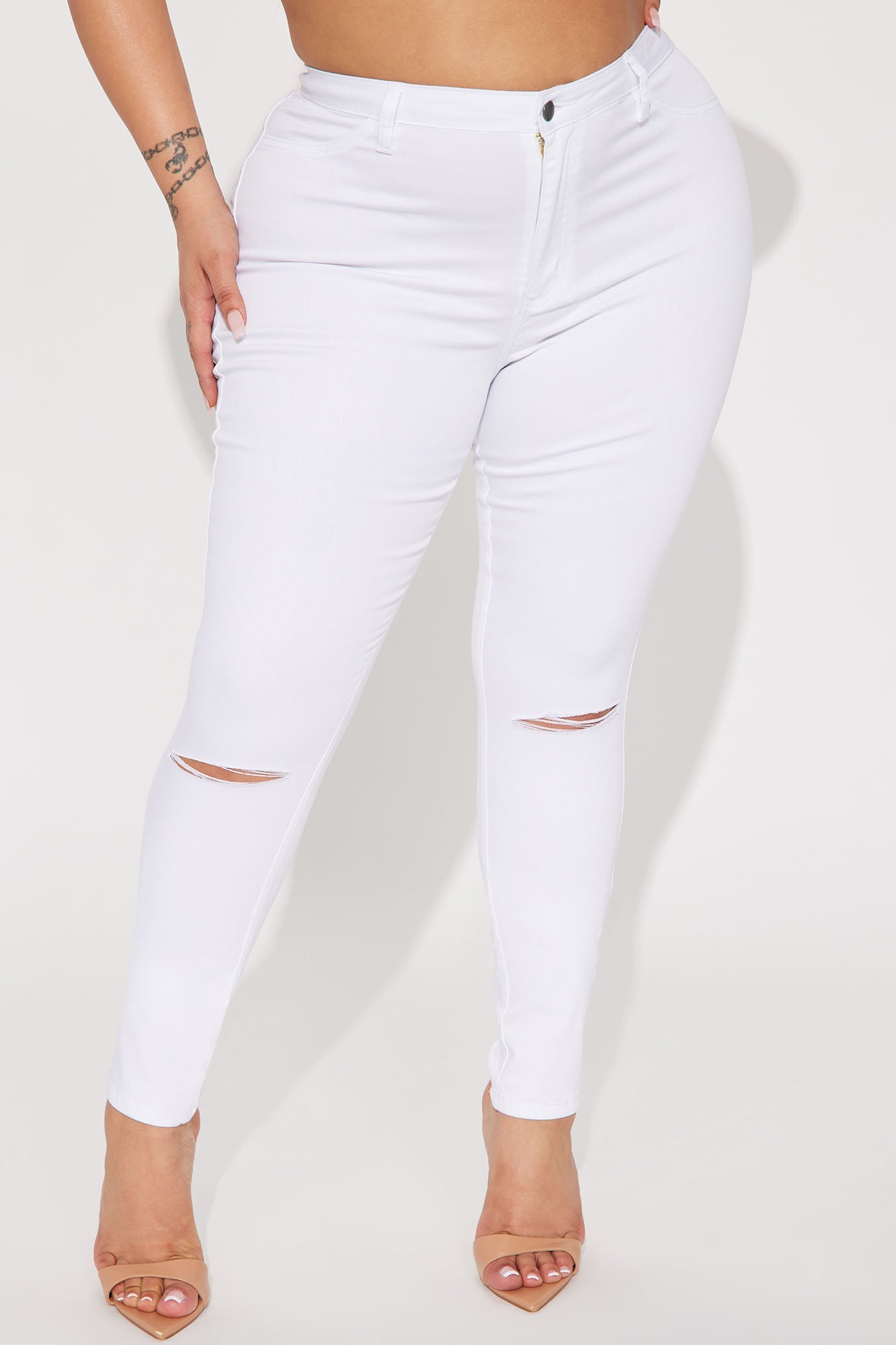 Tall Canopy Jeans - White
