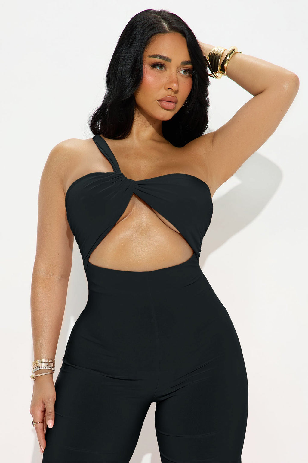 Champagne Season Jumpsuit - Black