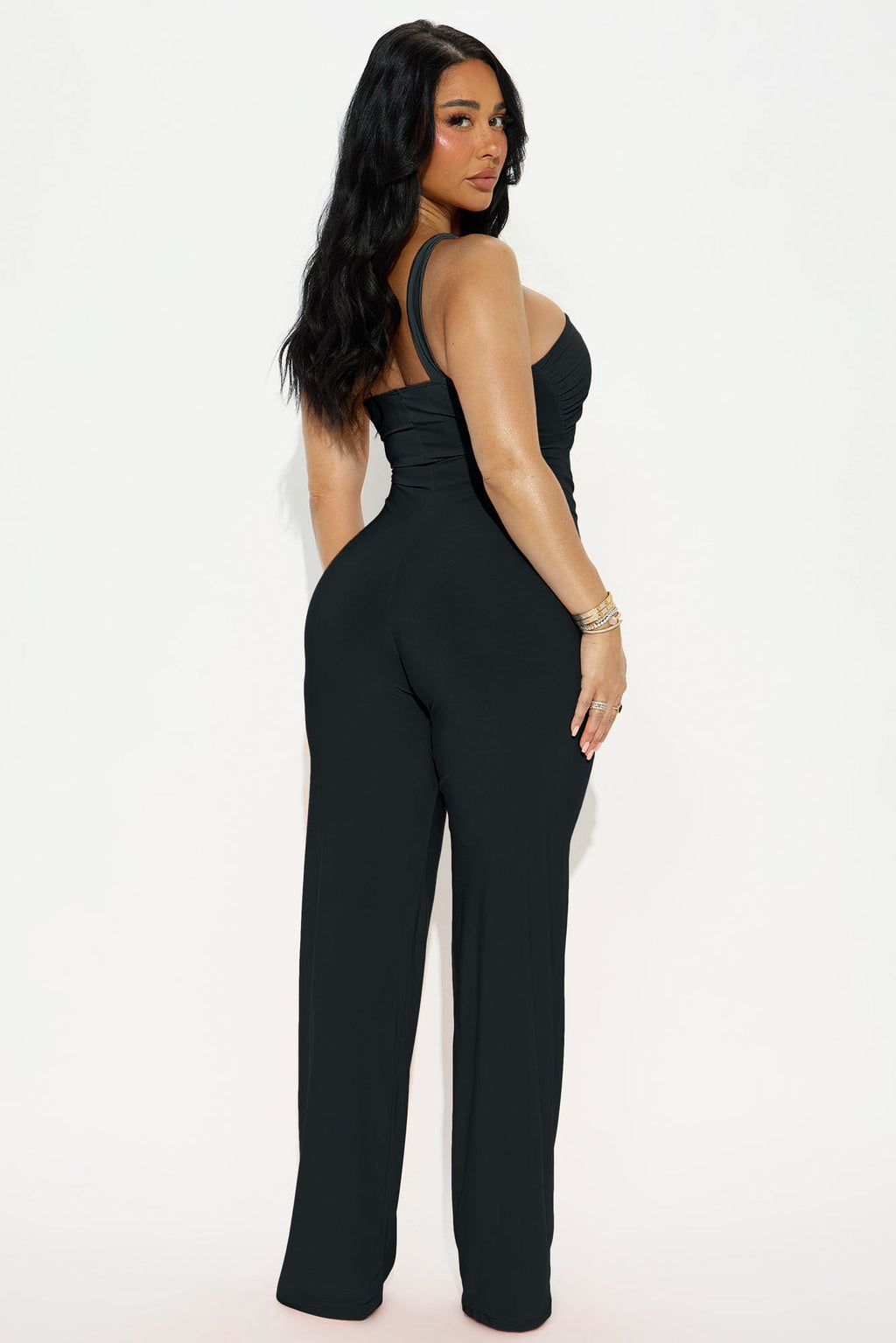 Champagne Season Jumpsuit - Black