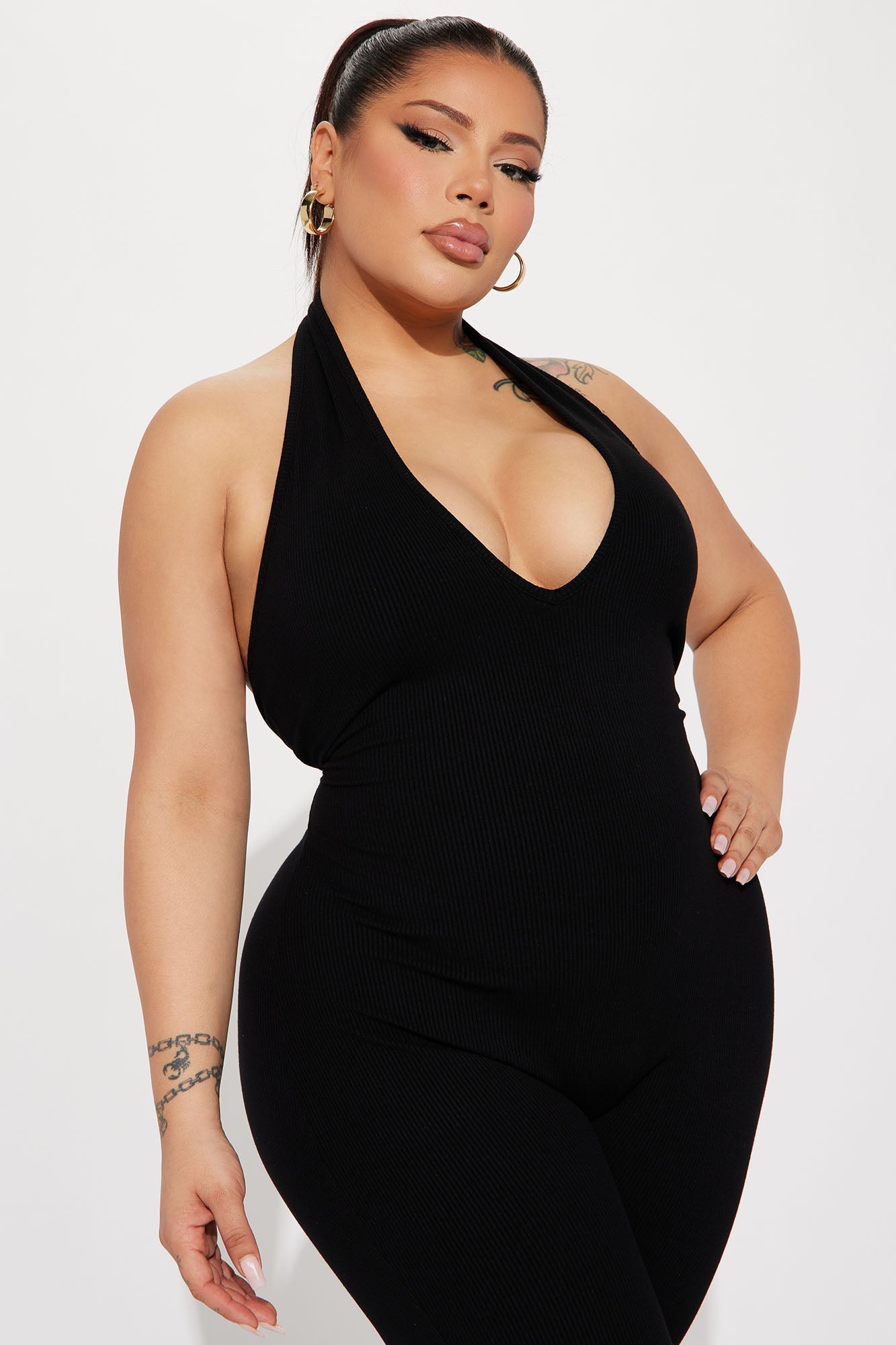 Taytum Snatched Jumpsuit - Black