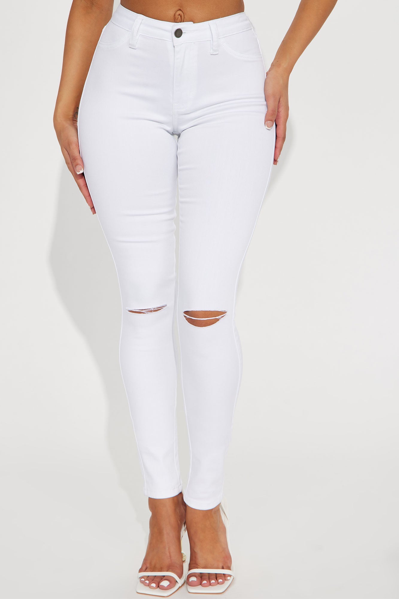 Tall Canopy Jeans - White