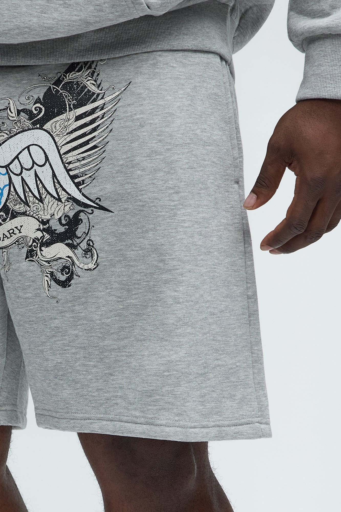 Von Dutch Legendary Sweatshorts - Heather Grey