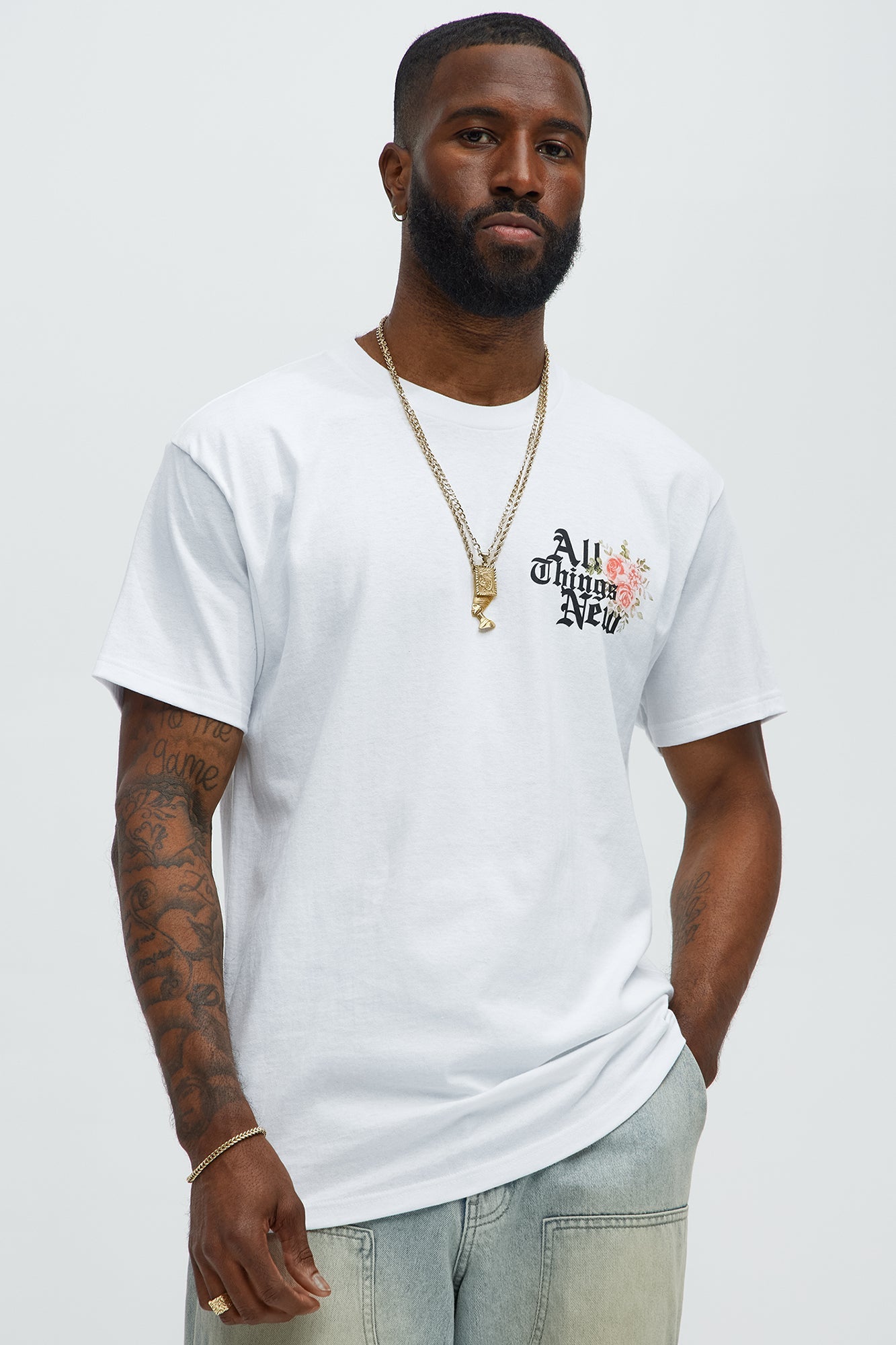All Things New Short Sleeve Tee - White