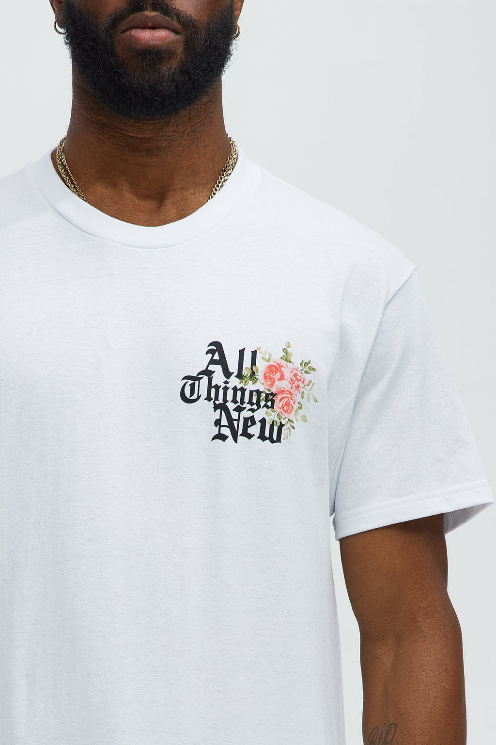 All Things New Short Sleeve Tee - White