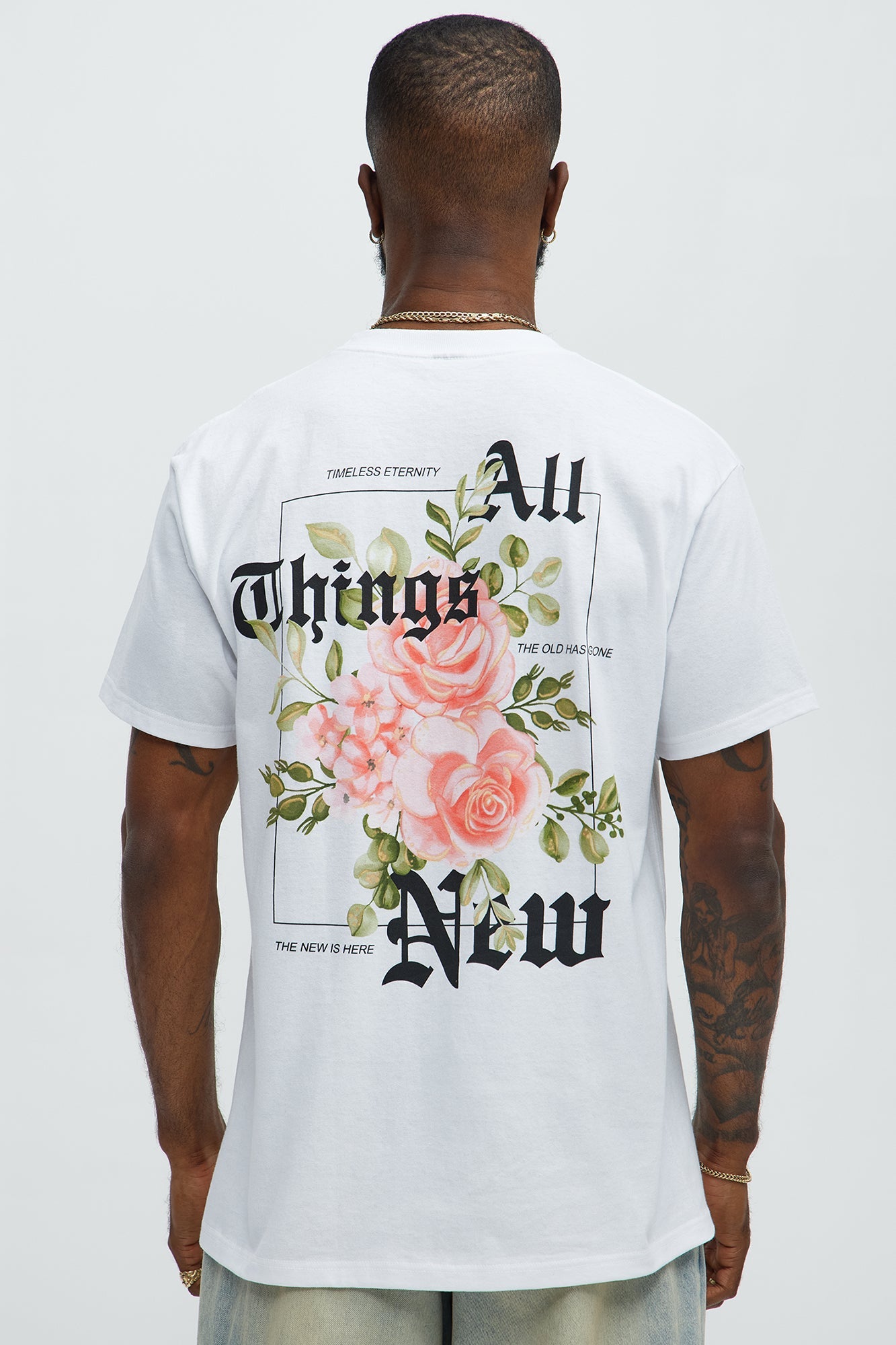 All Things New Short Sleeve Tee - White