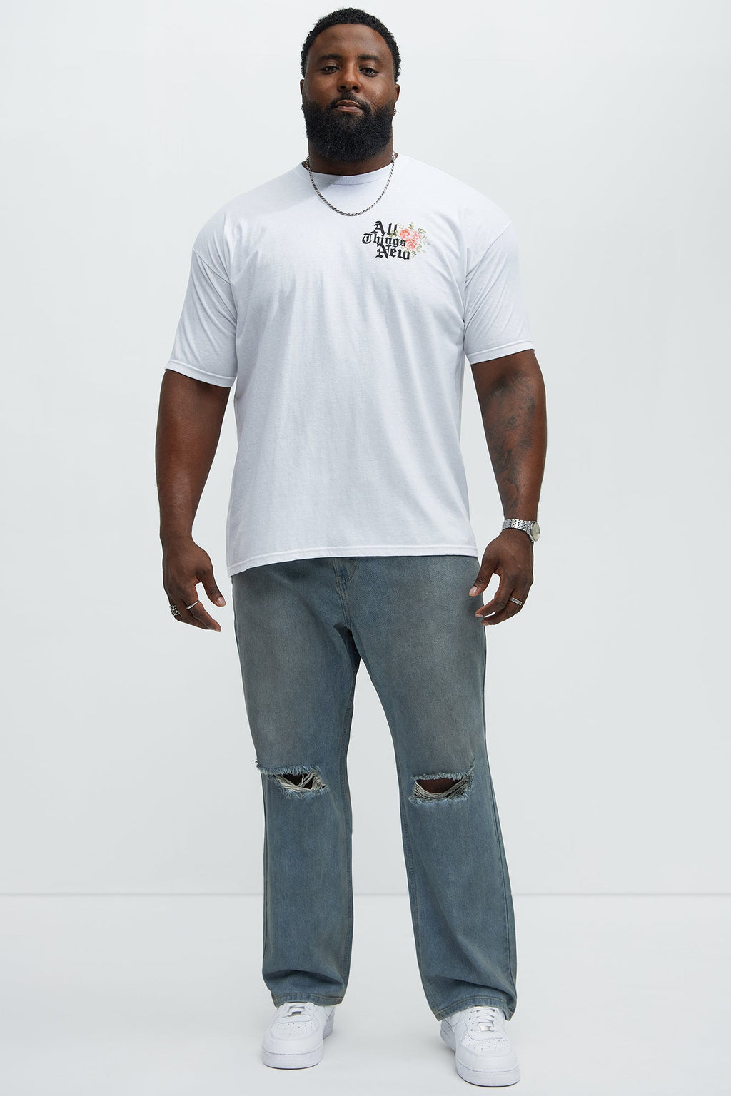 All Things New Short Sleeve Tee - White