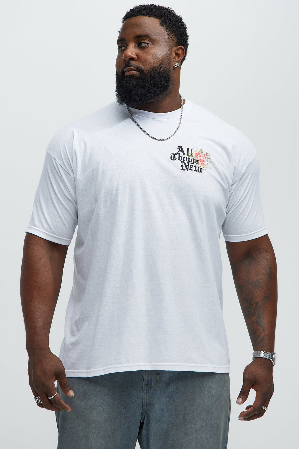 All Things New Short Sleeve Tee - White