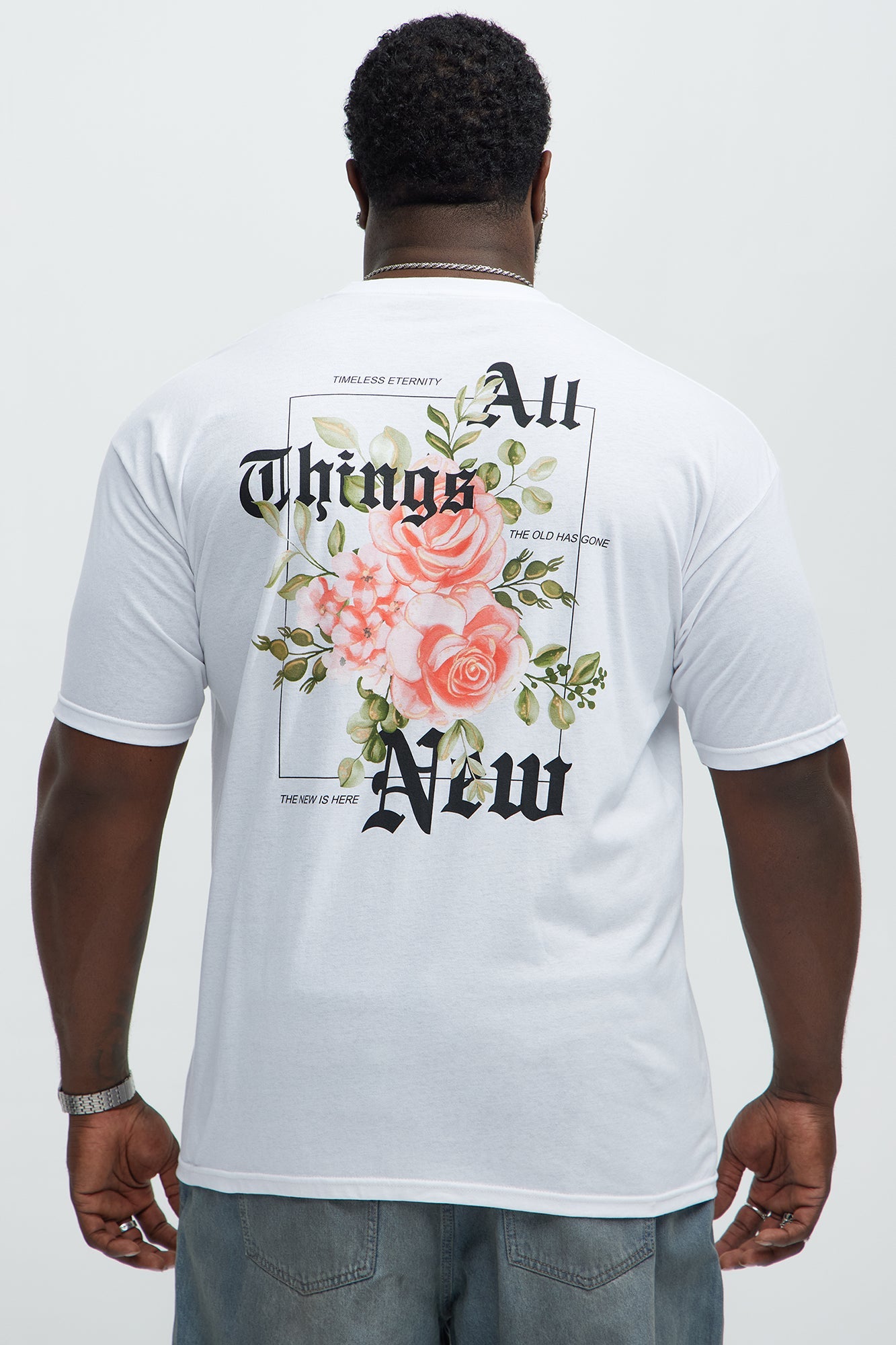 All Things New Short Sleeve Tee - White