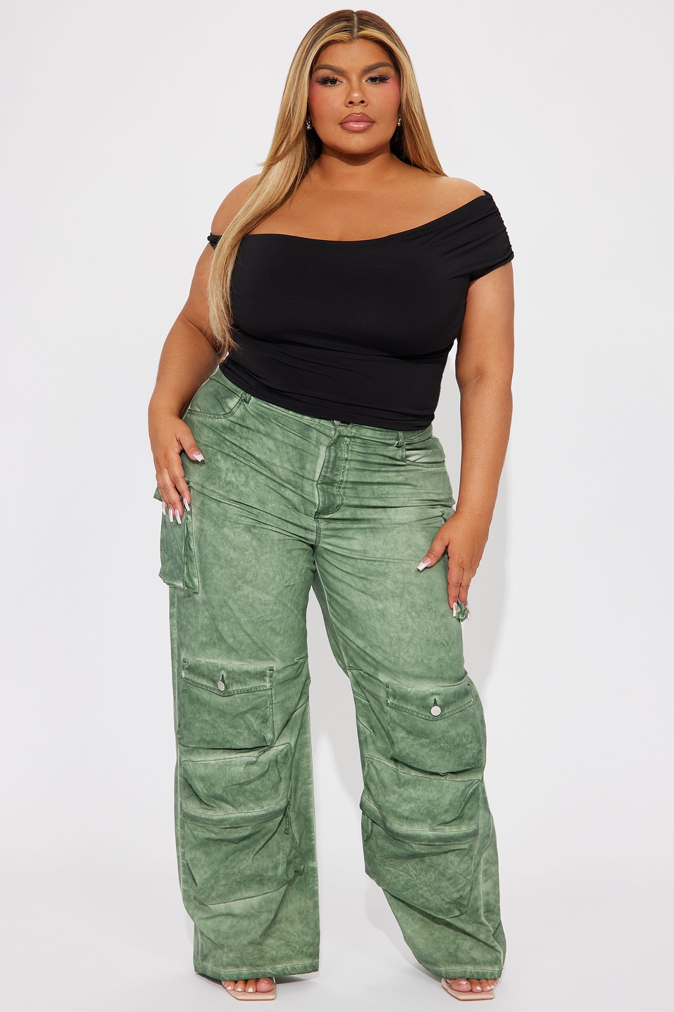 Blind Date One Shoulder Top - Black