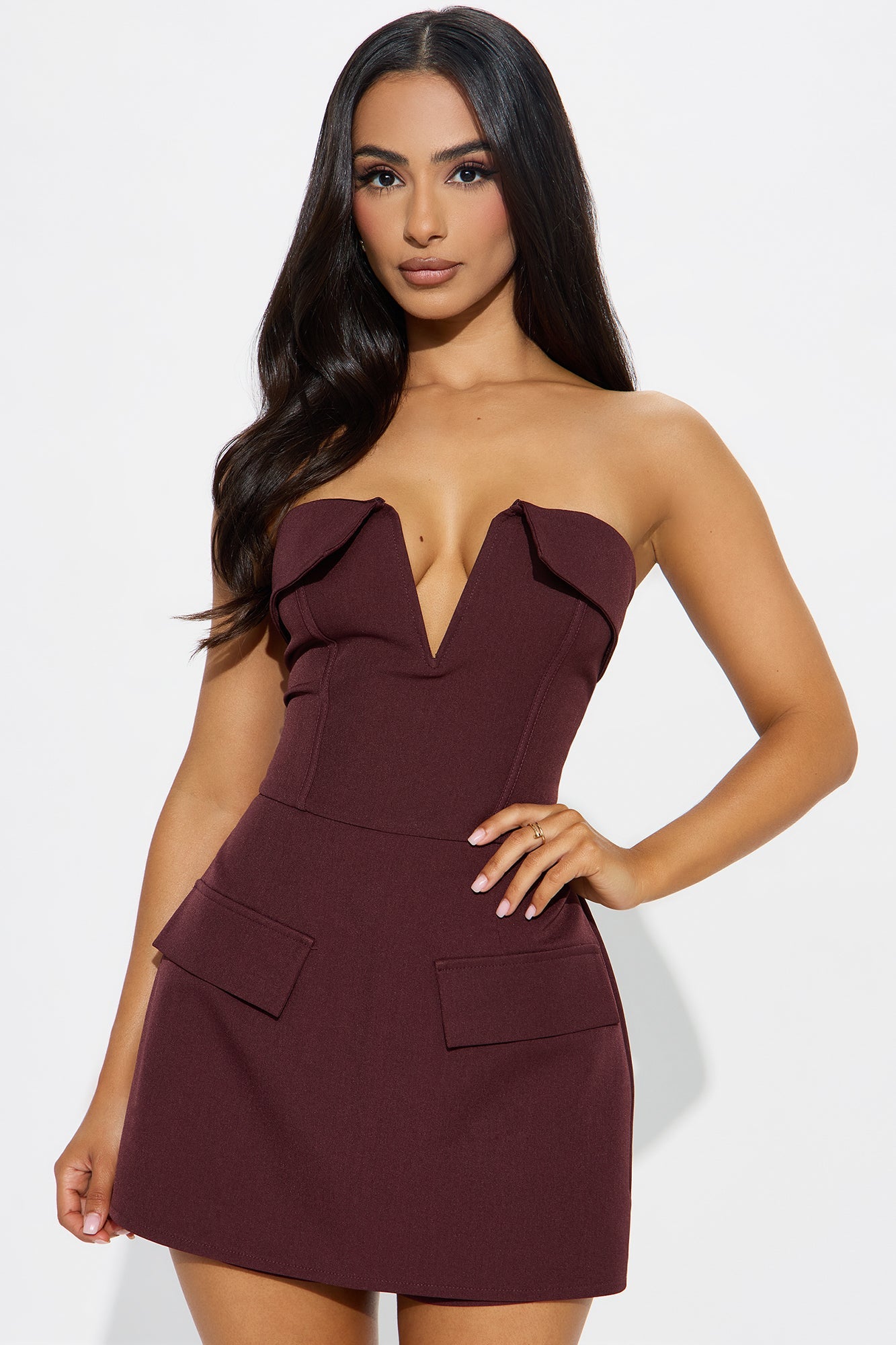 High Expectations Romper - Mocha