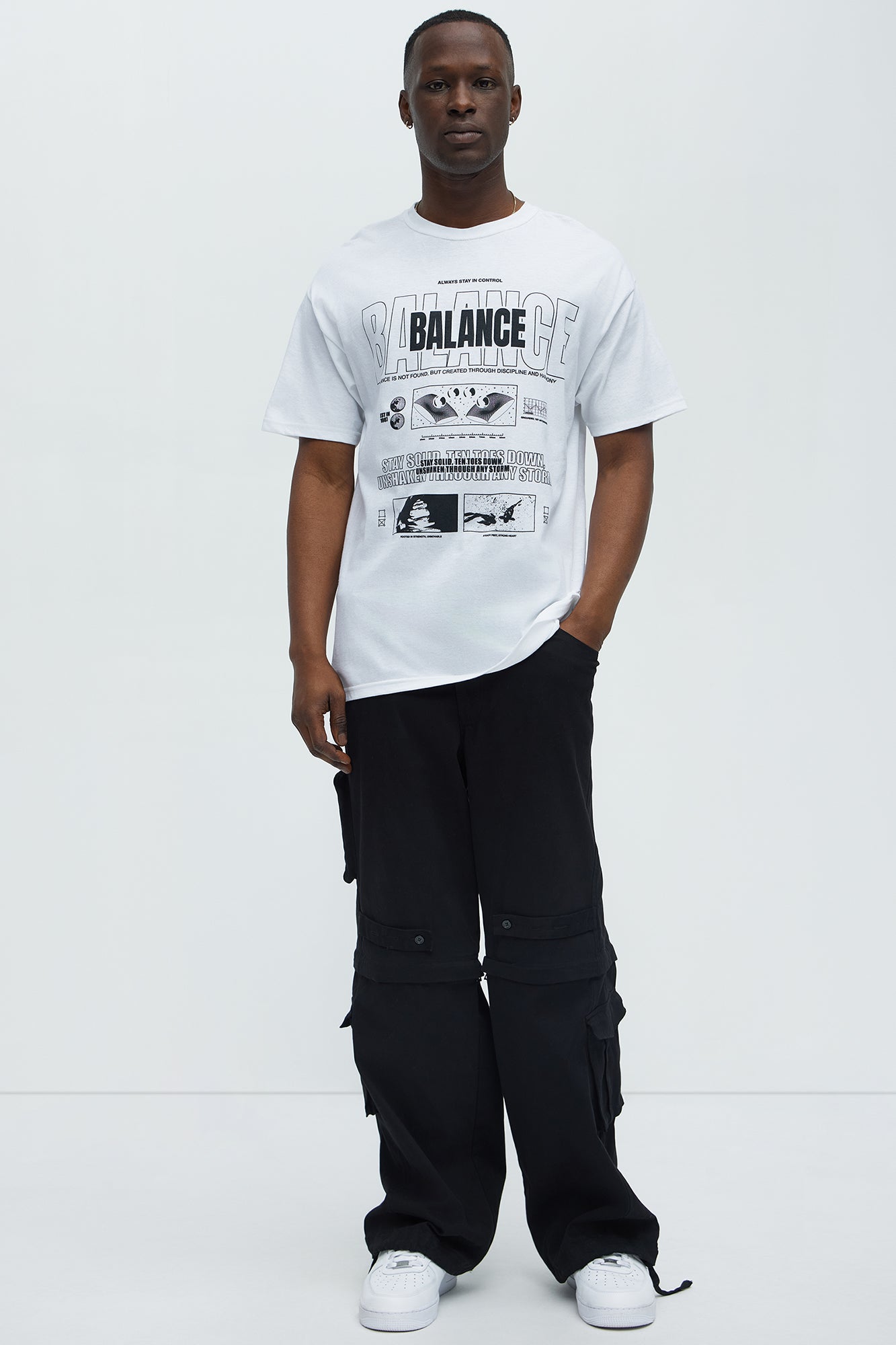 Always In Control Short Sleeve Tee - White
