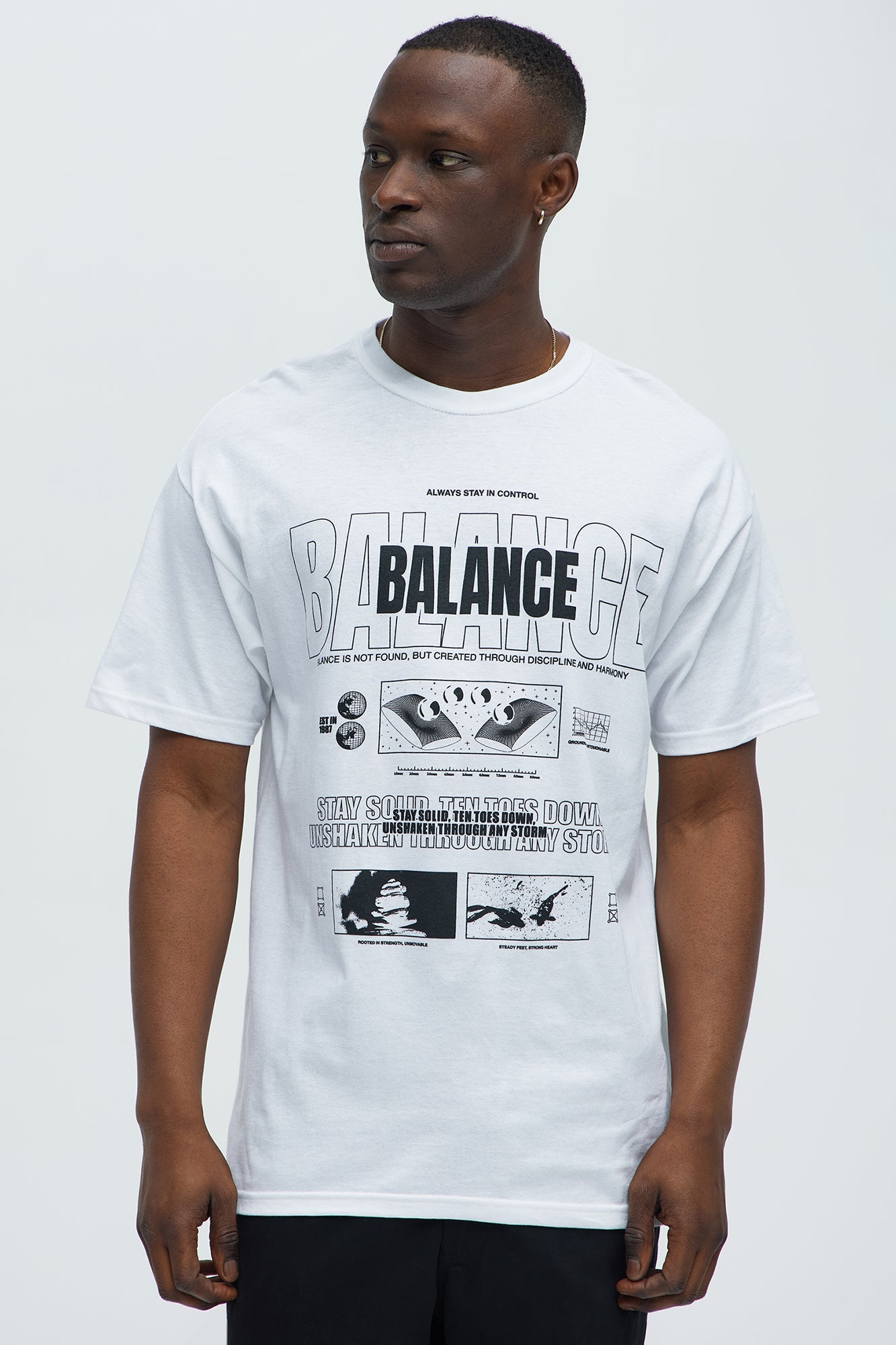 Always In Control Short Sleeve Tee - White