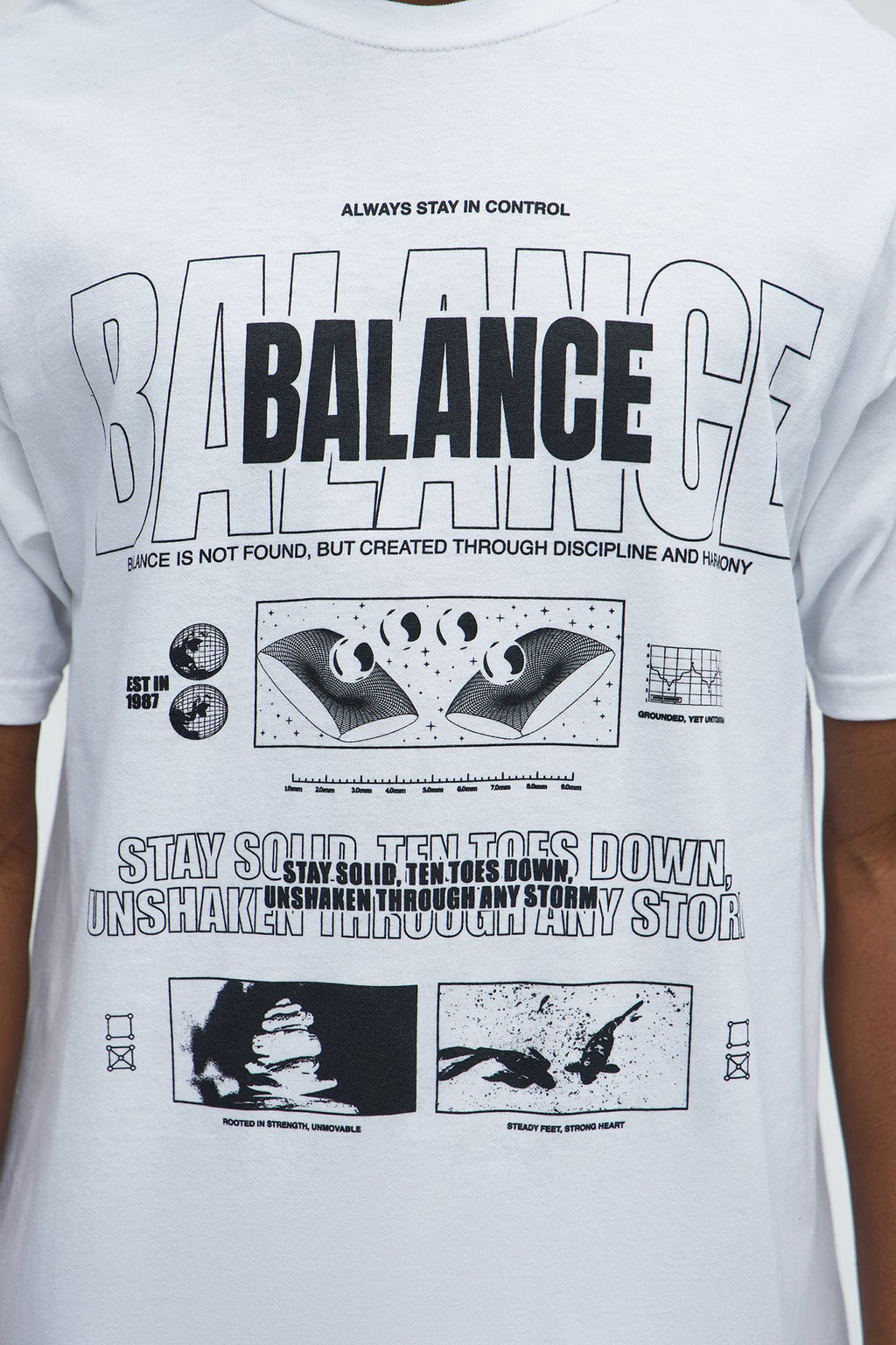 Always In Control Short Sleeve Tee - White