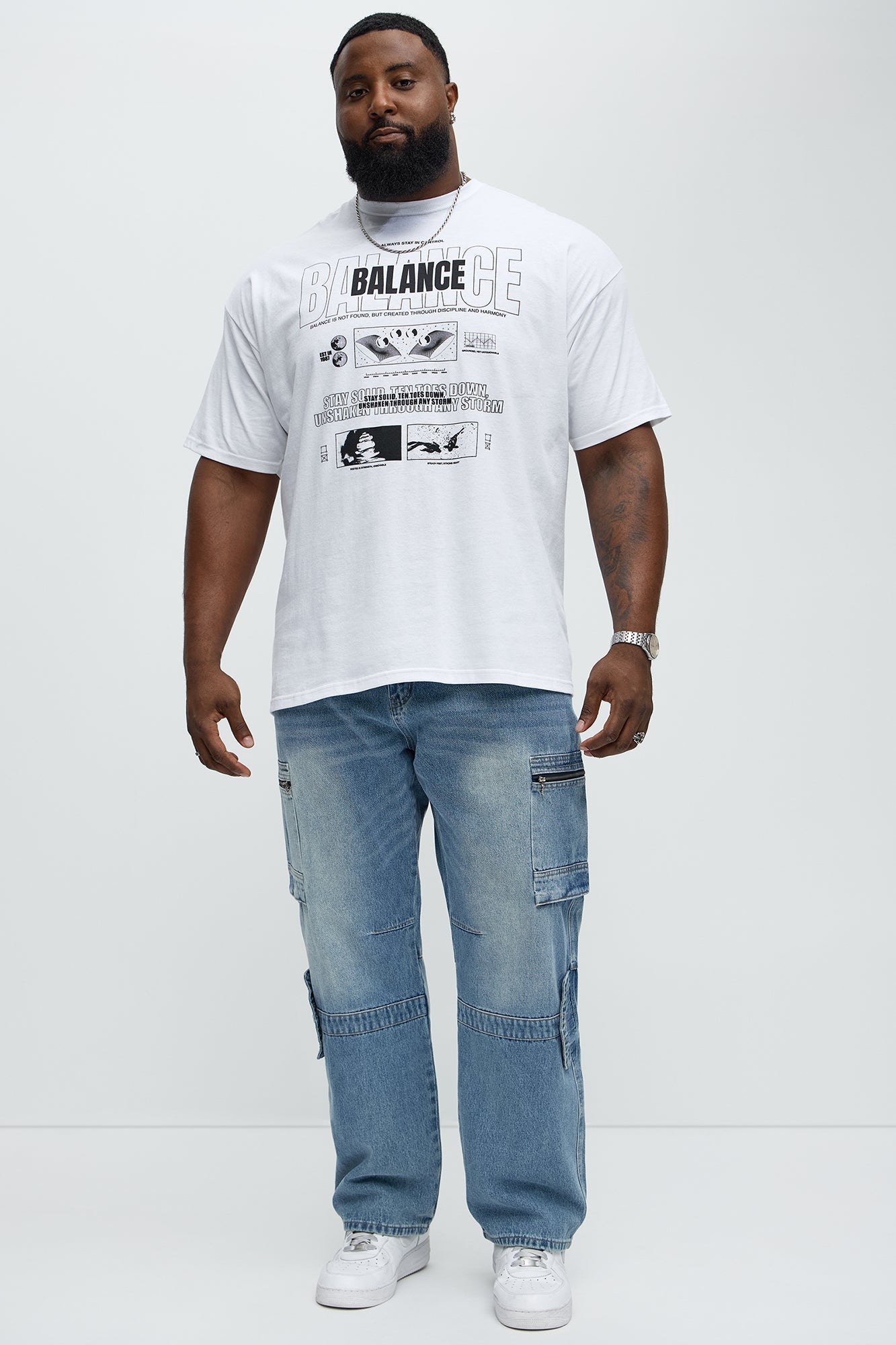 Always In Control Short Sleeve Tee - White