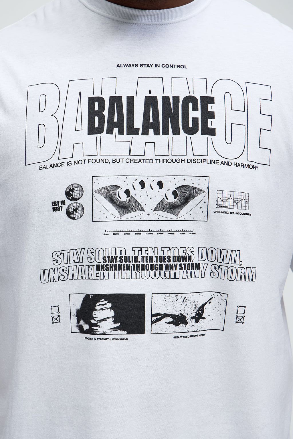 Always In Control Short Sleeve Tee - White