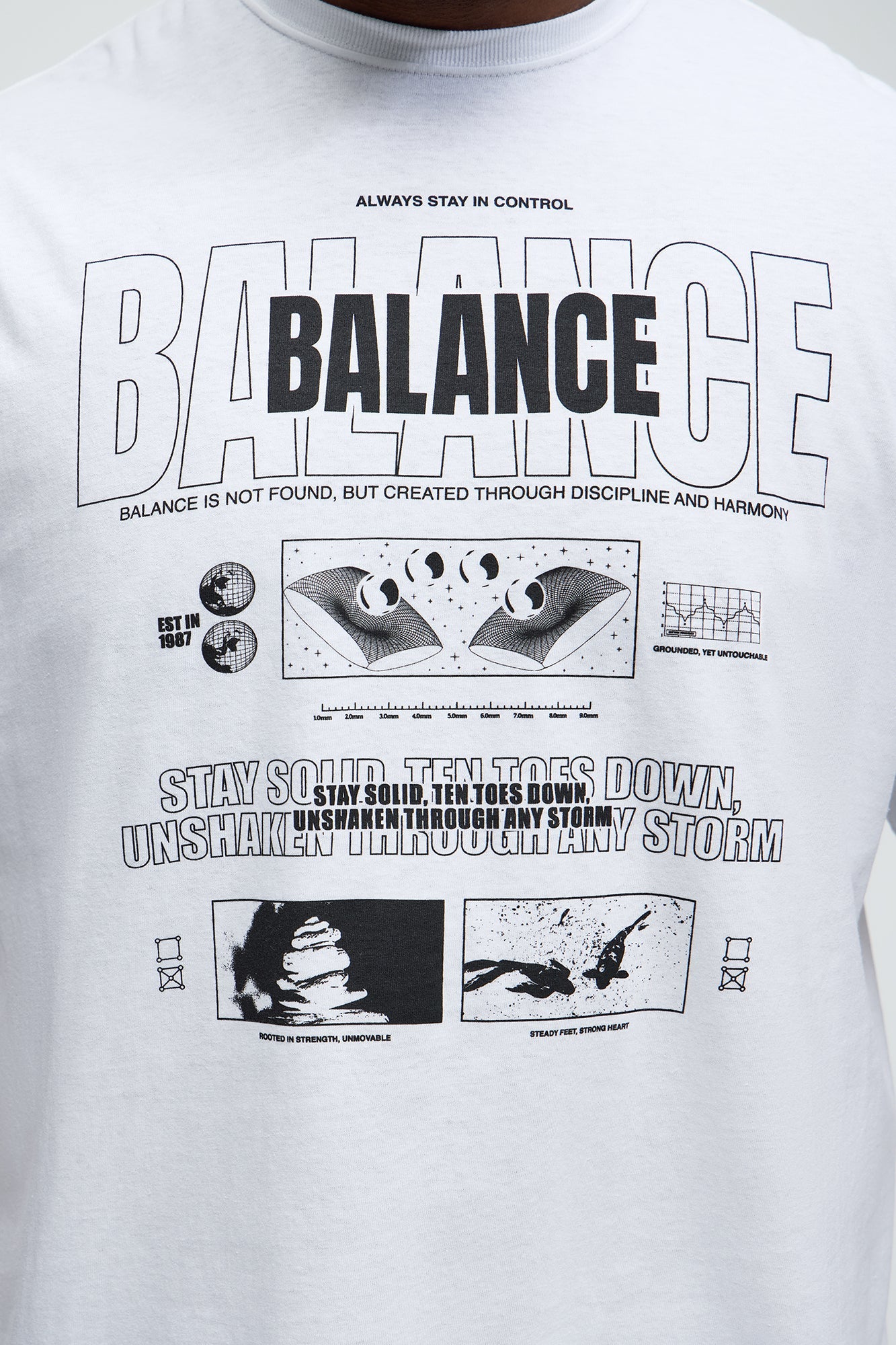 Always In Control Short Sleeve Tee - White