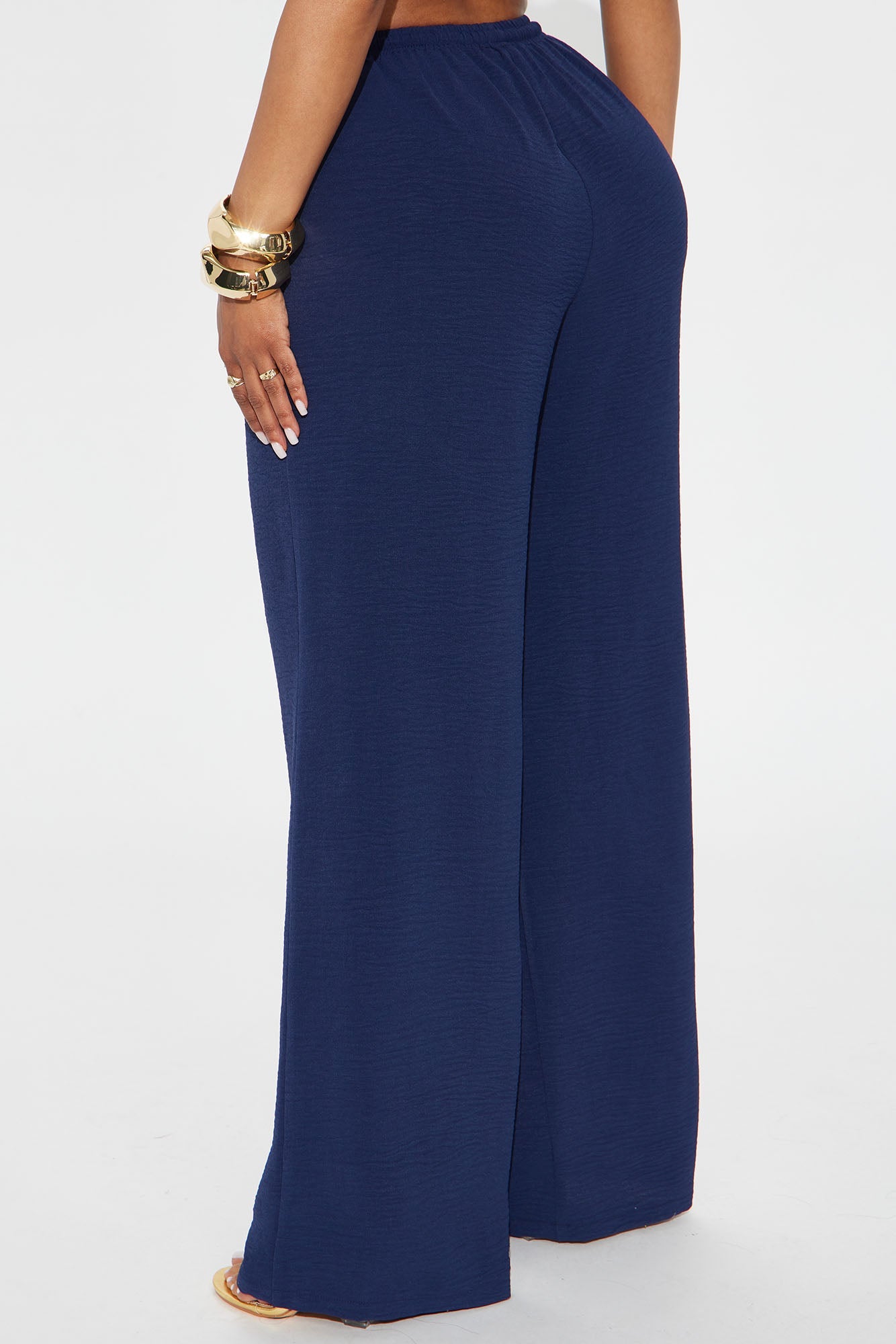 Livin' In Paradise Wide Leg Pant - Navy