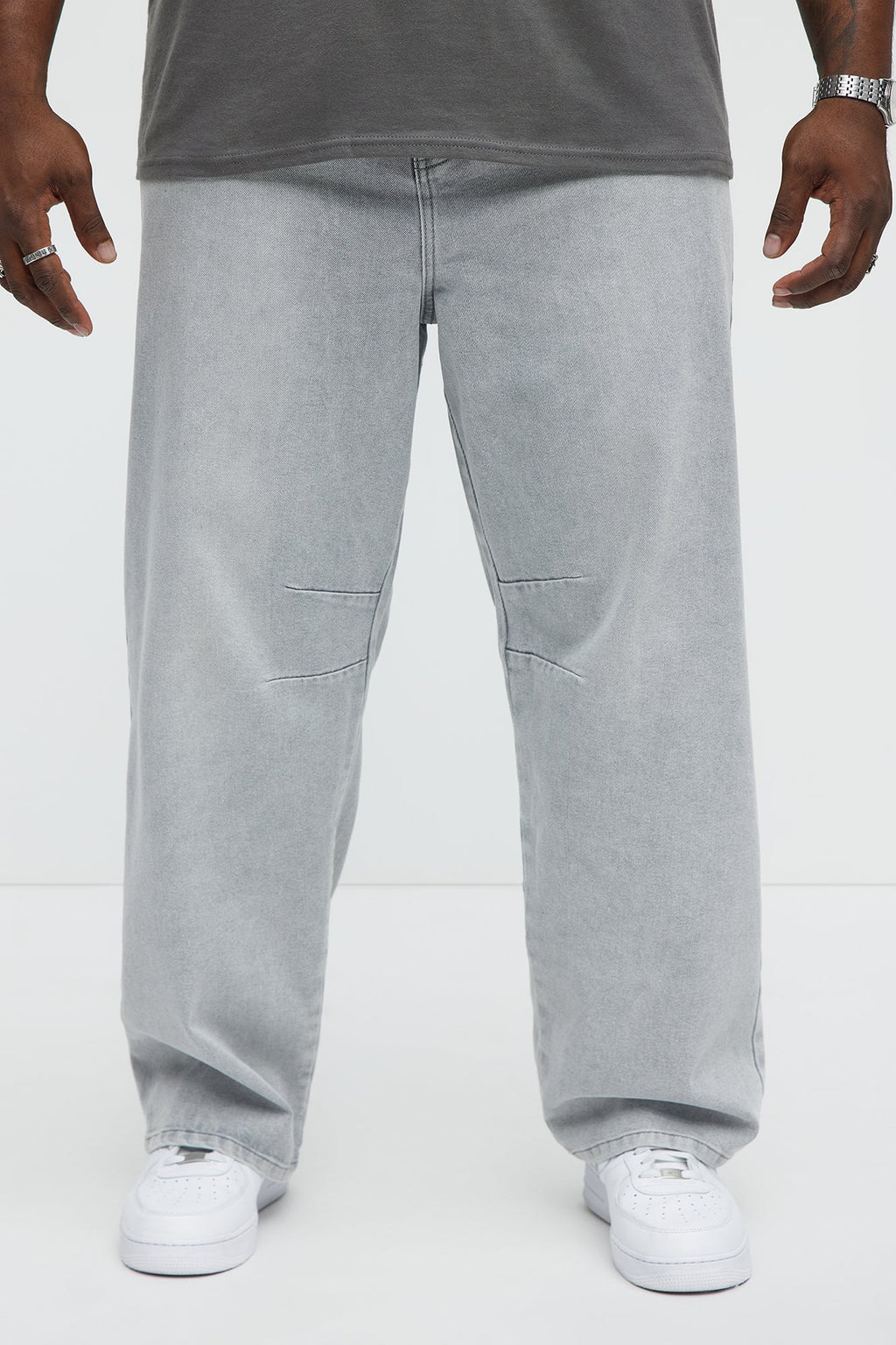 Kylan Classic Baggy Jeans - Slate Grey