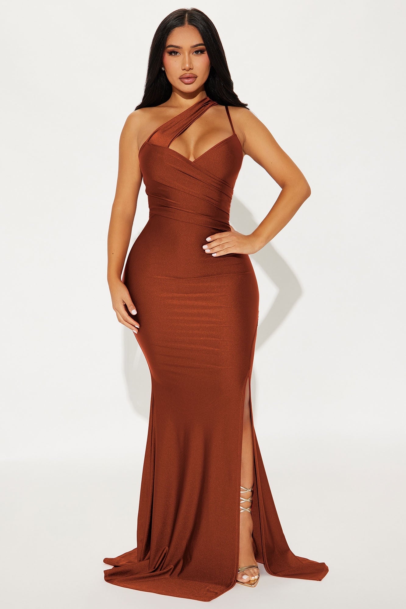 Can't Replace You Maxi Dress - Rust