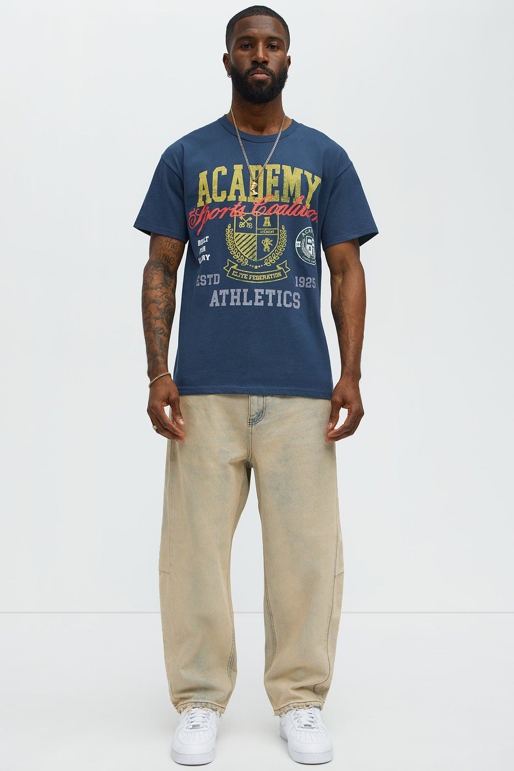 Academy Athletics Short Sleeve Tee - Blue