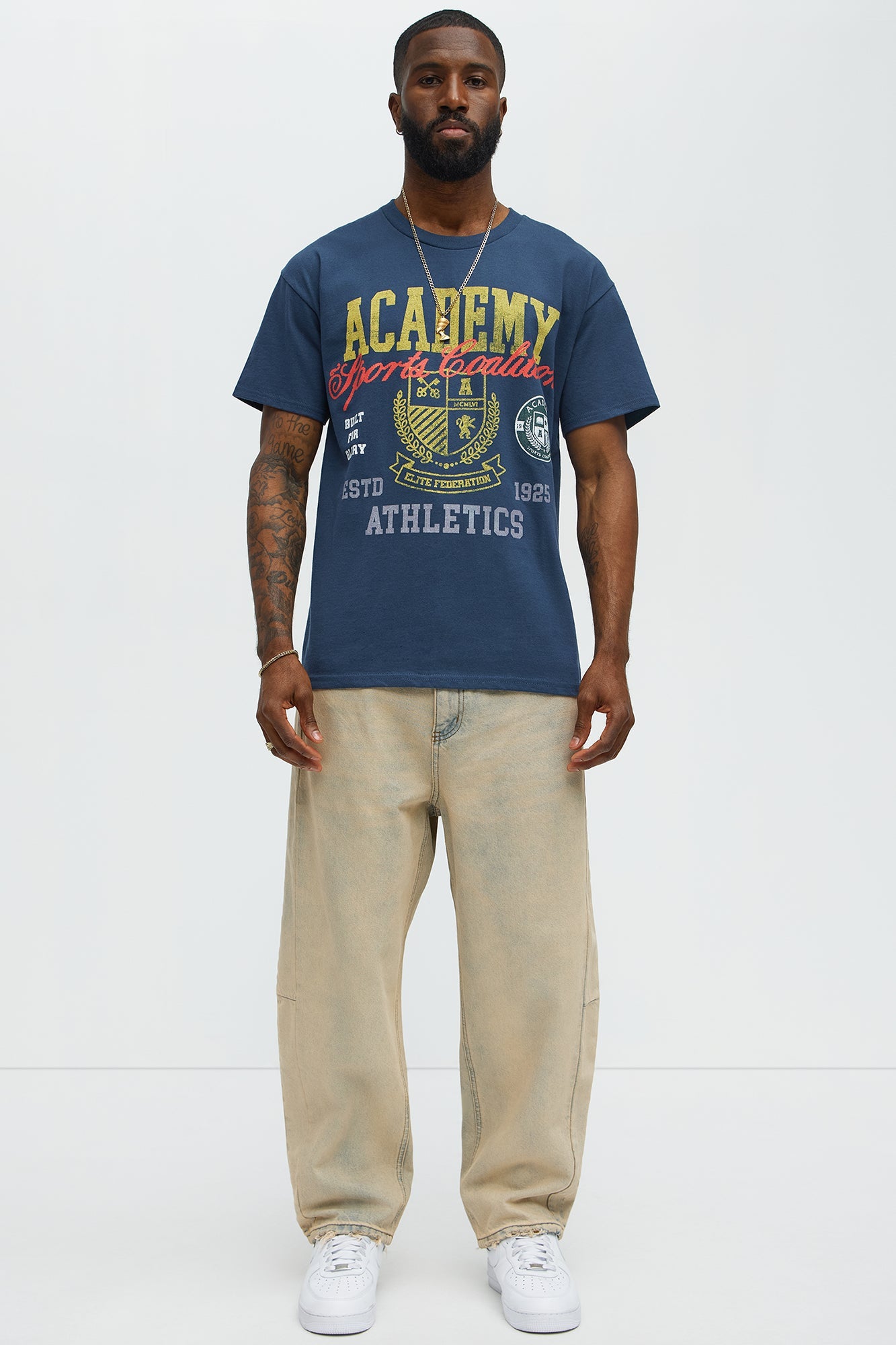 Academy Athletics Short Sleeve Tee - Blue