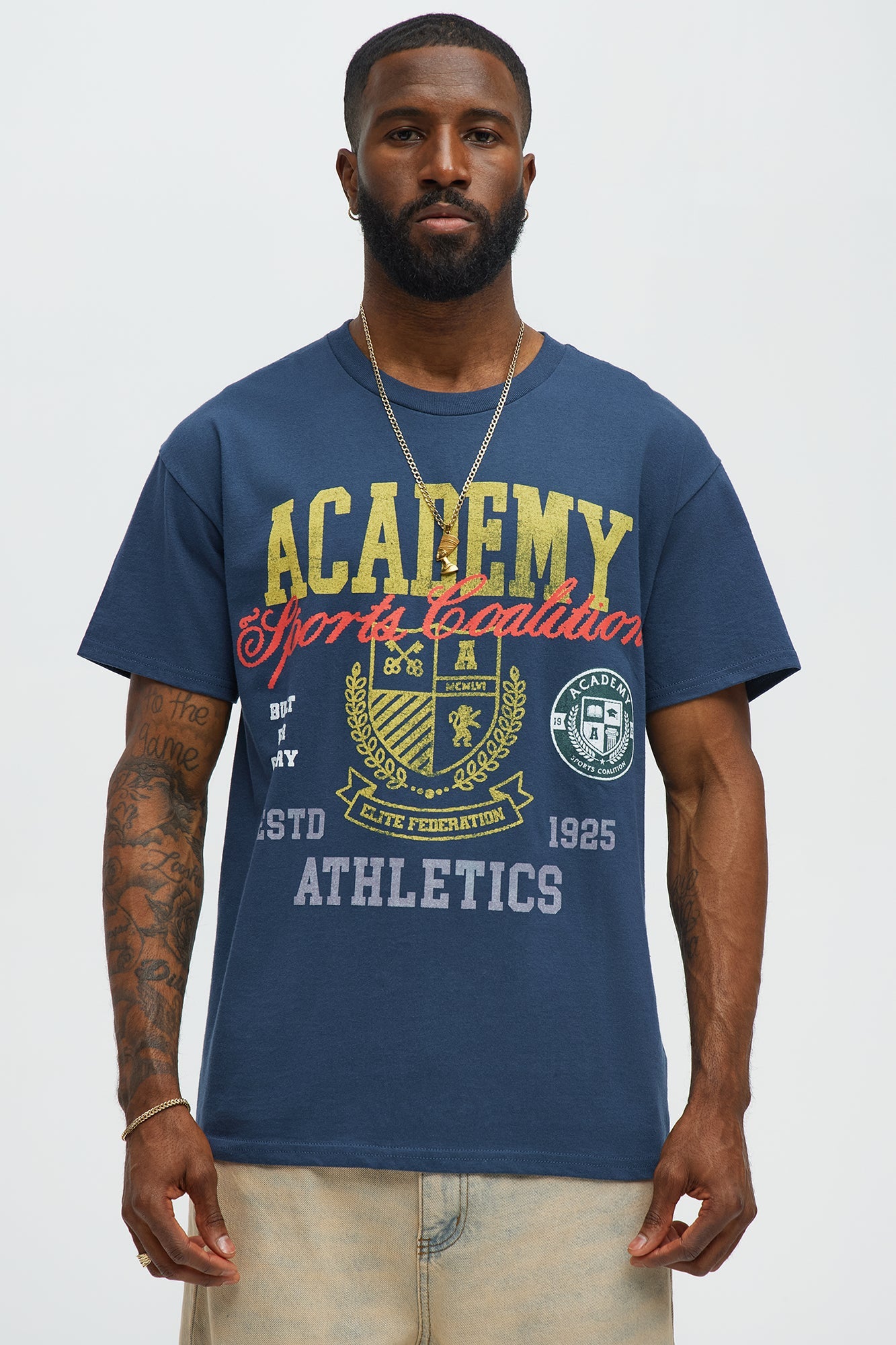 Academy Athletics Short Sleeve Tee - Blue