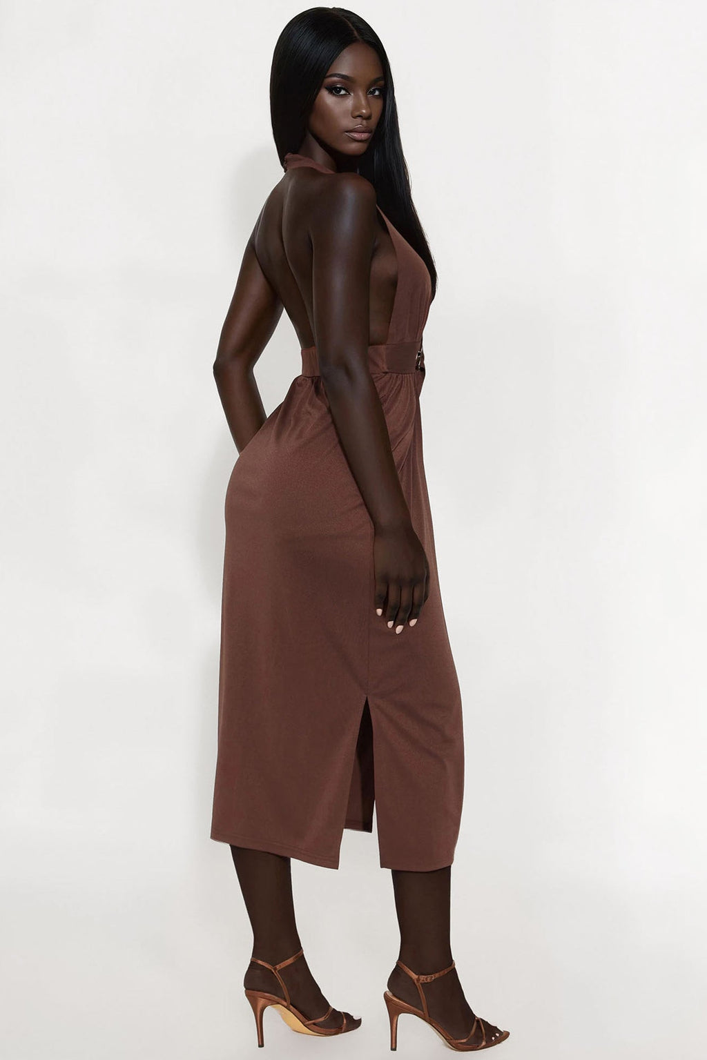 Charmed Babe Short Set - Chocolate
