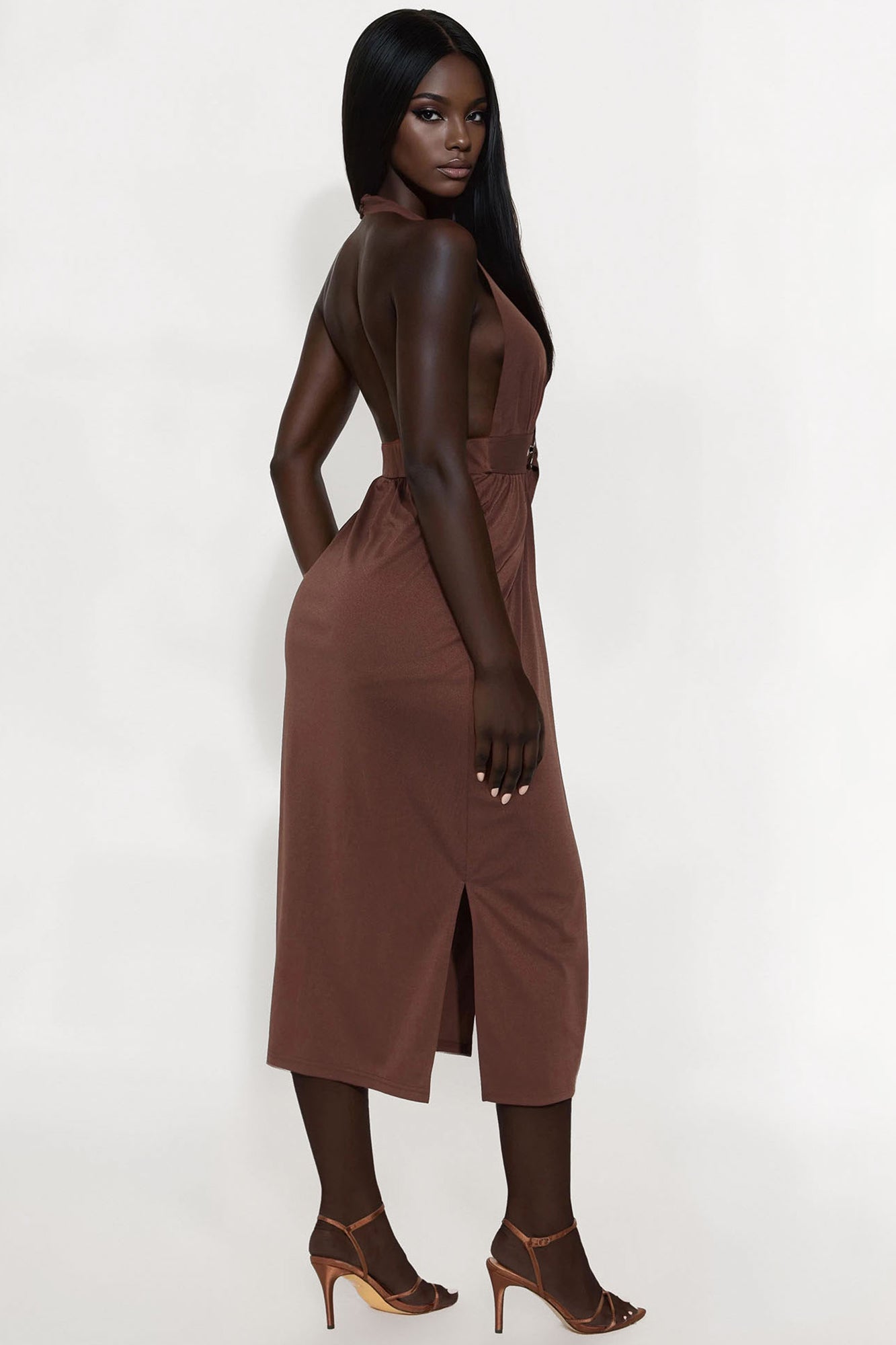 Charmed Babe Short Set - Chocolate