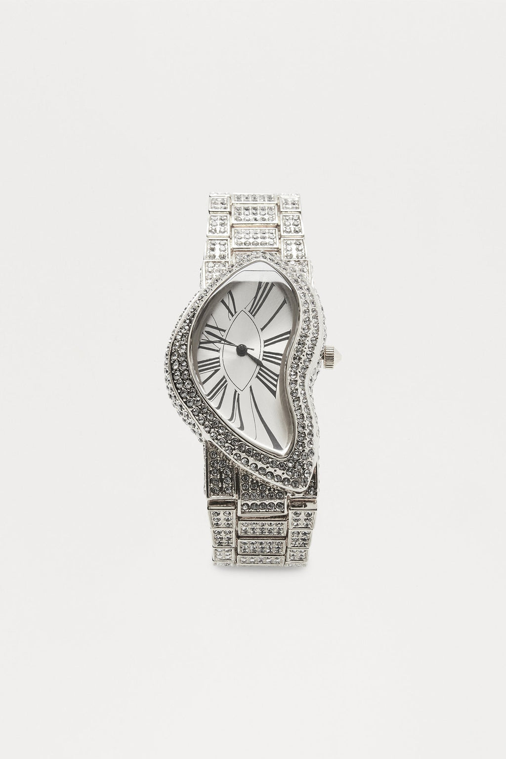 Abstract Mens Watch - Silver