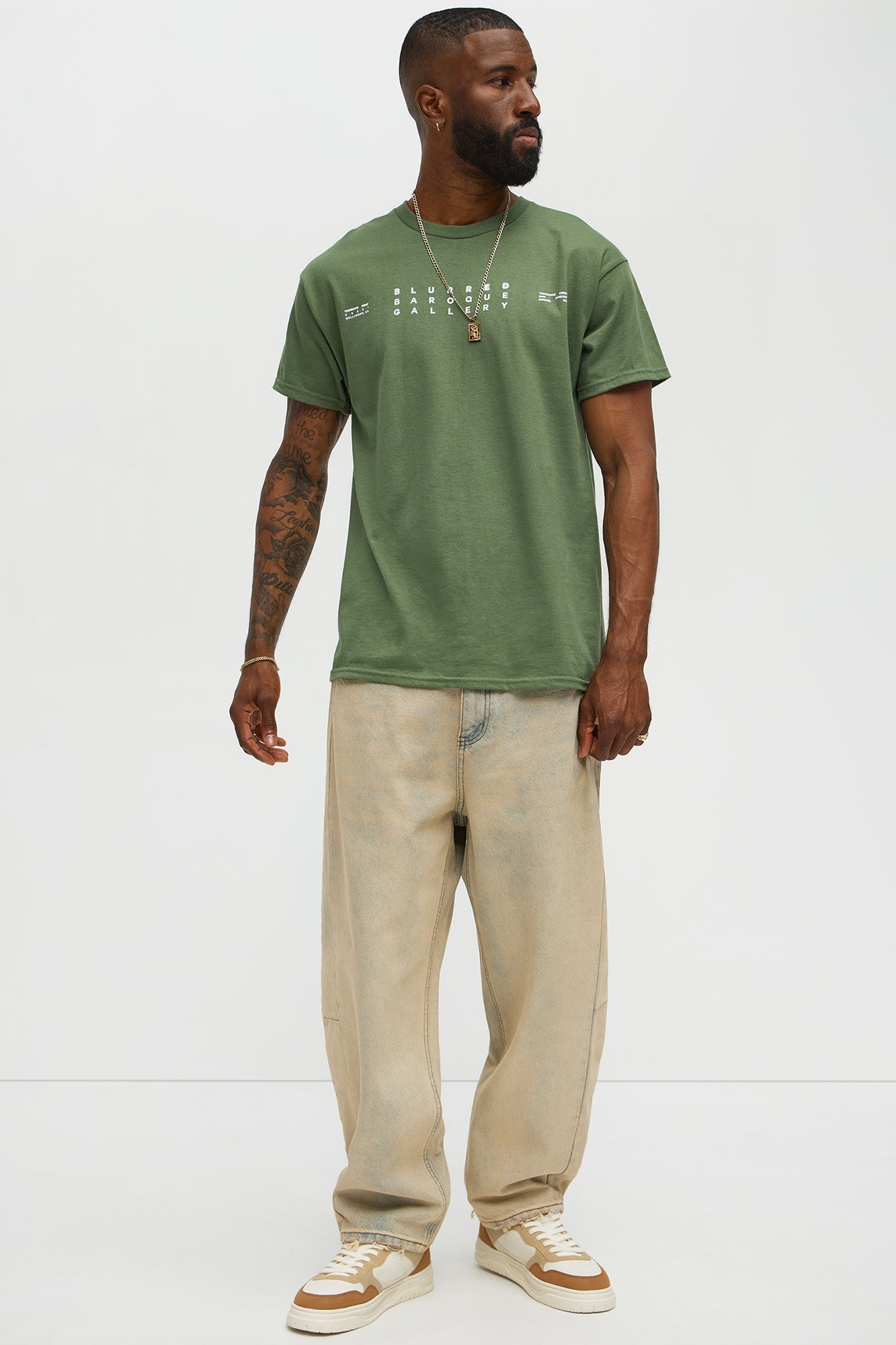 AD Fonte Short Sleeve Tee - Olive