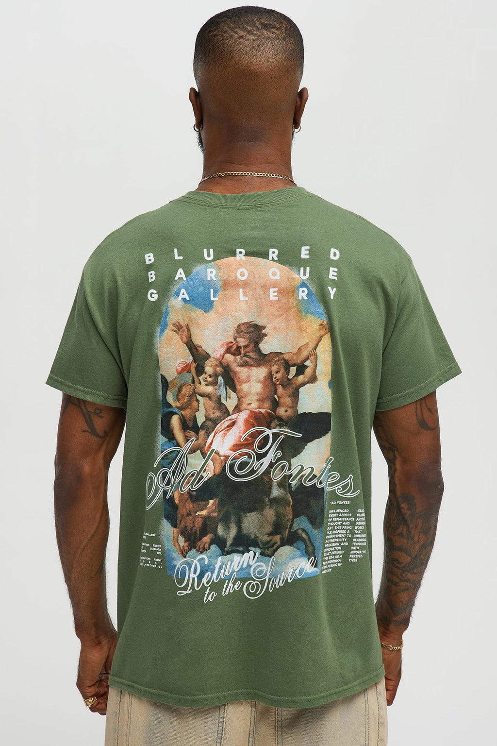 AD Fonte Short Sleeve Tee - Olive
