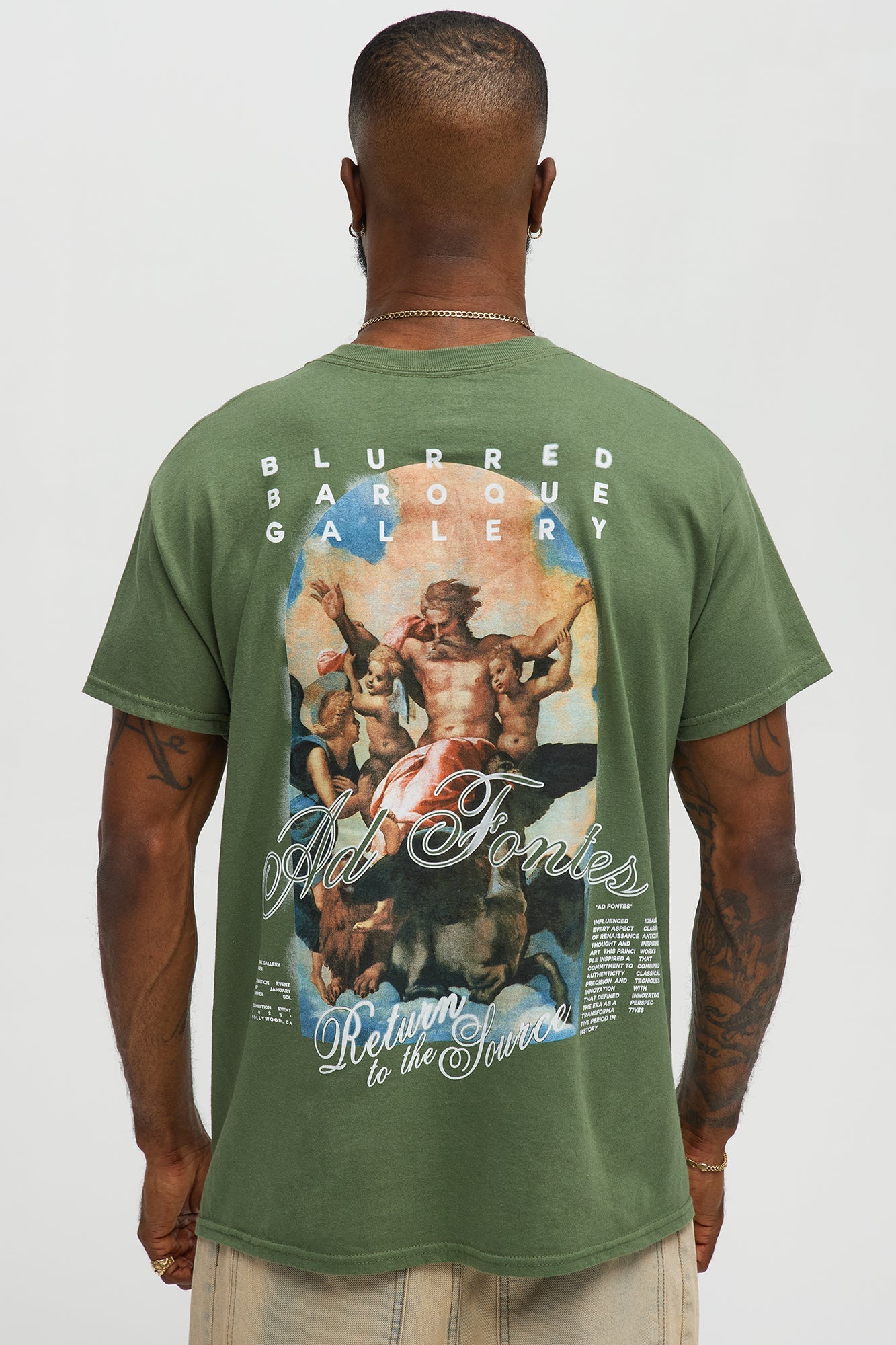AD Fonte Short Sleeve Tee - Olive