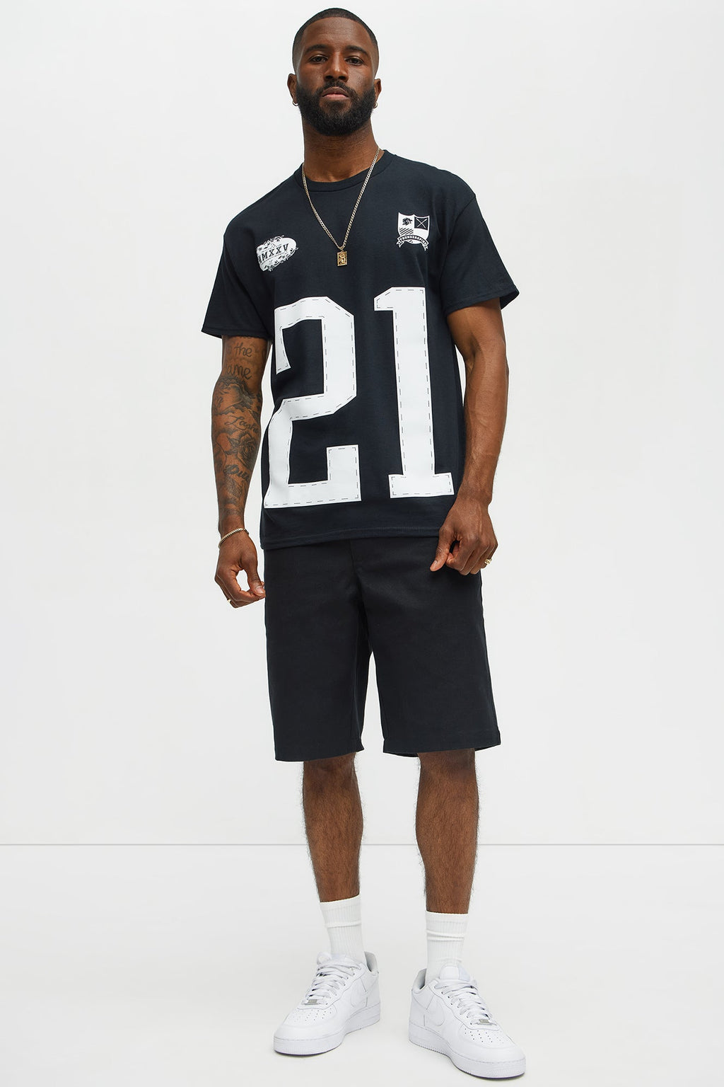 All State Thunder Short Sleeve Tee - Black