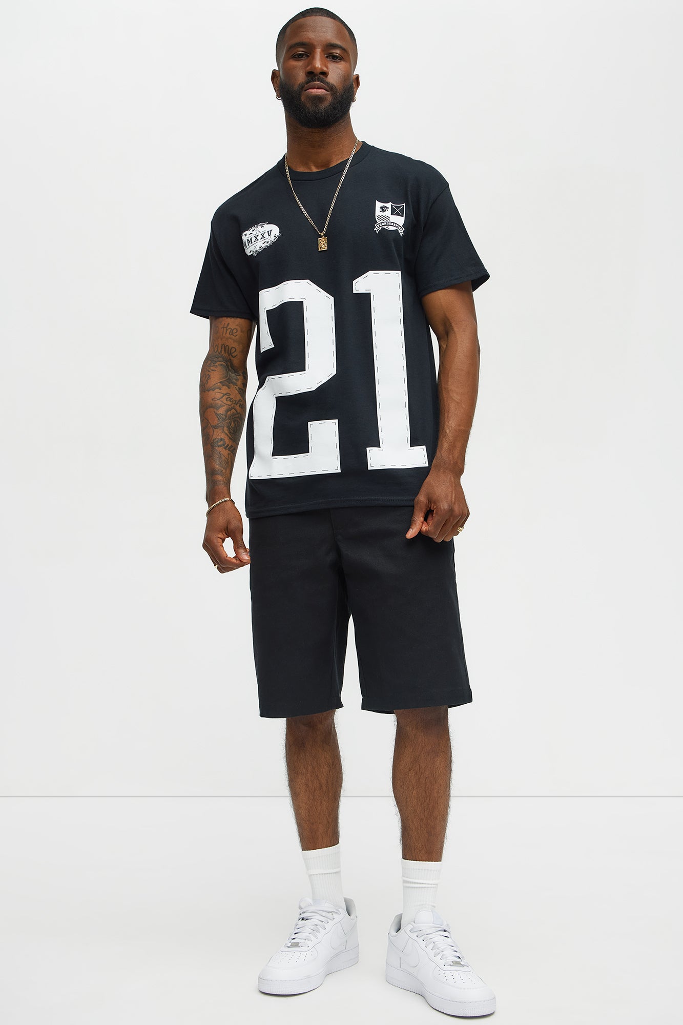 All State Thunder Short Sleeve Tee - Black