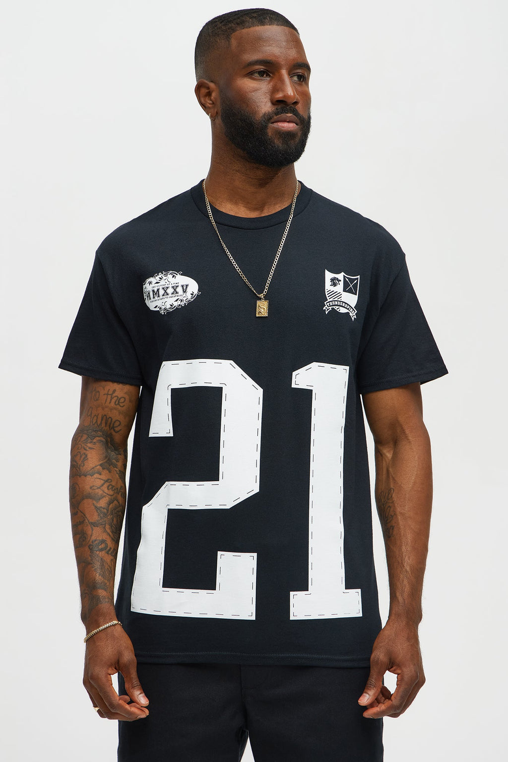 All State Thunder Short Sleeve Tee - Black