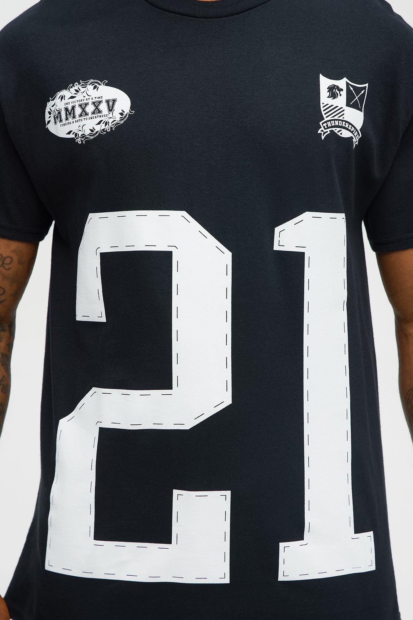 All State Thunder Short Sleeve Tee - Black