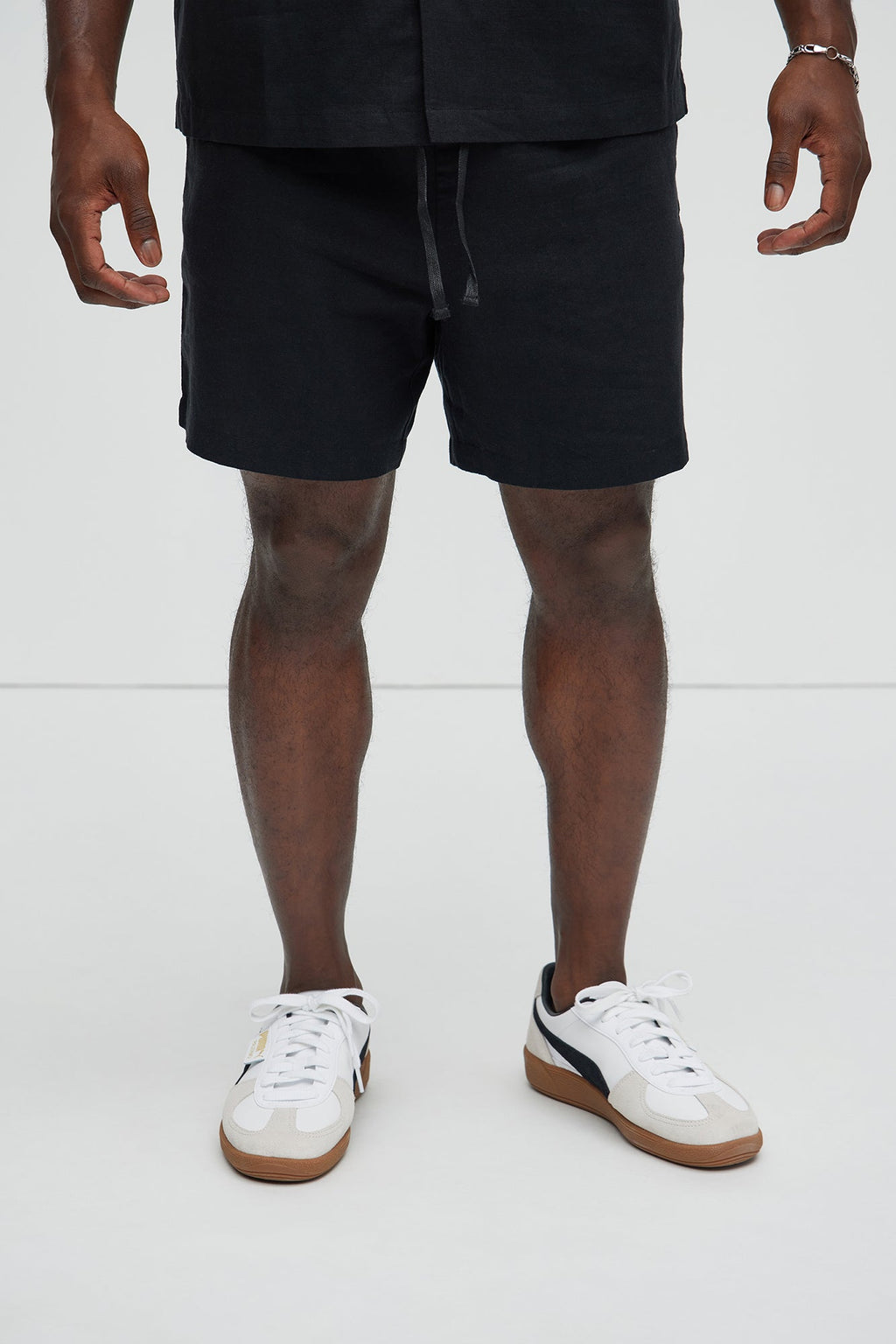 Bahamas Linen Shorts - Black