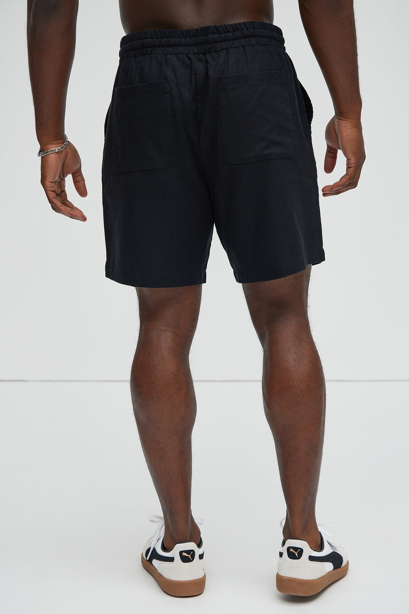 Bahamas Linen Shorts - Black