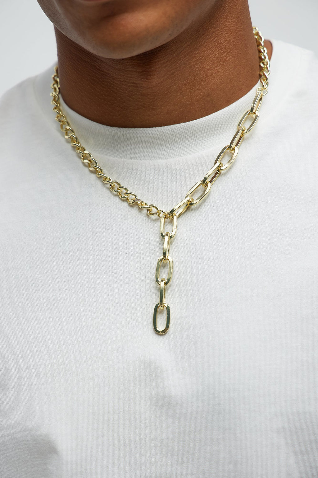 Aliso Lariet Link Chain - Gold